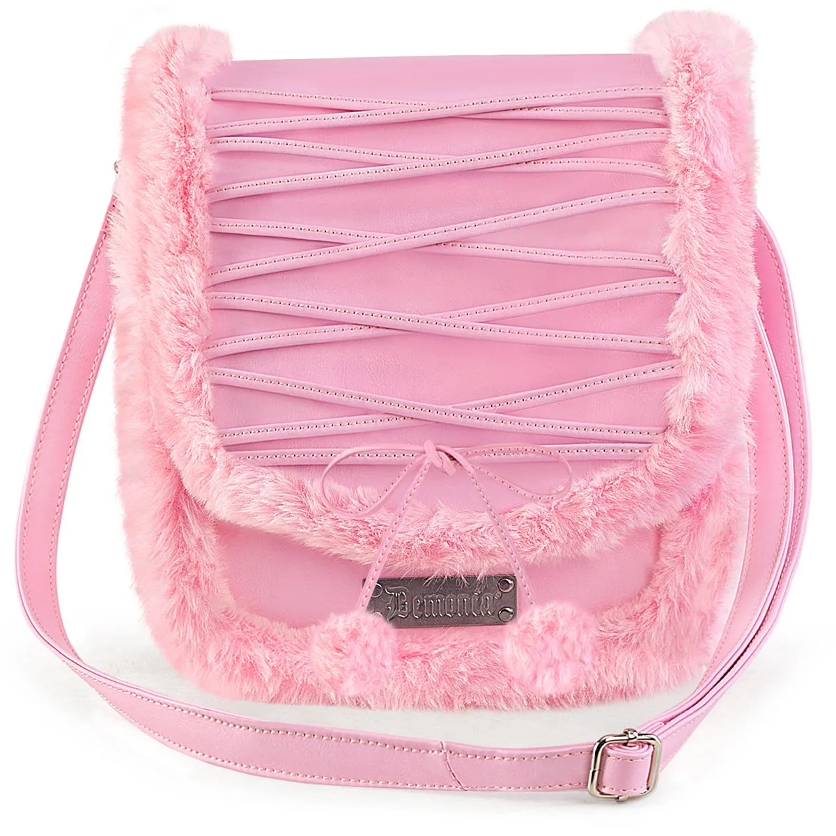 Demonia Faux Fur Crossbody Bag sold by Demonia