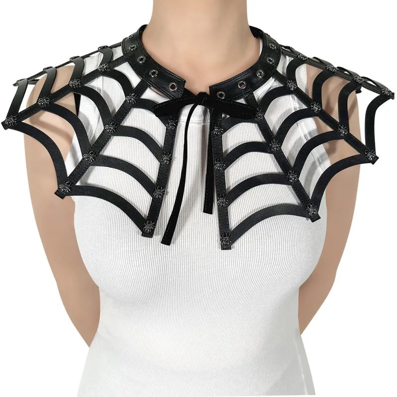 Demonia Spiderweb Cutout Collar made by Demonia