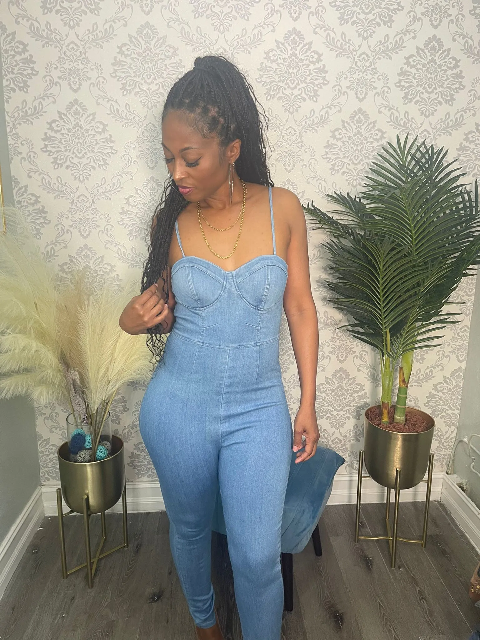 THE "ANGELA" ROMPER sold by 24/7 Denim product image thumbnail 2