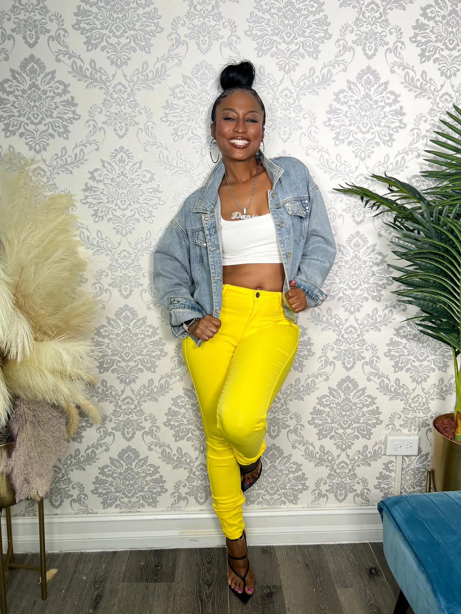 SUNNY DAZE YELLOW JEANS sold by 24/7 Denim product image thumbnail 2