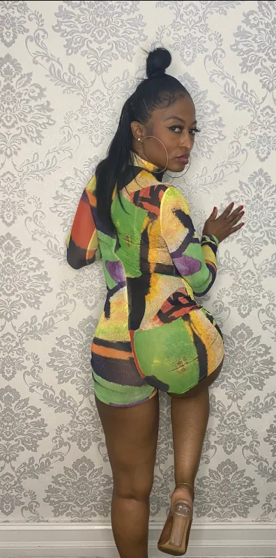 THE MULTI ROMPER sold by 24/7 Denim