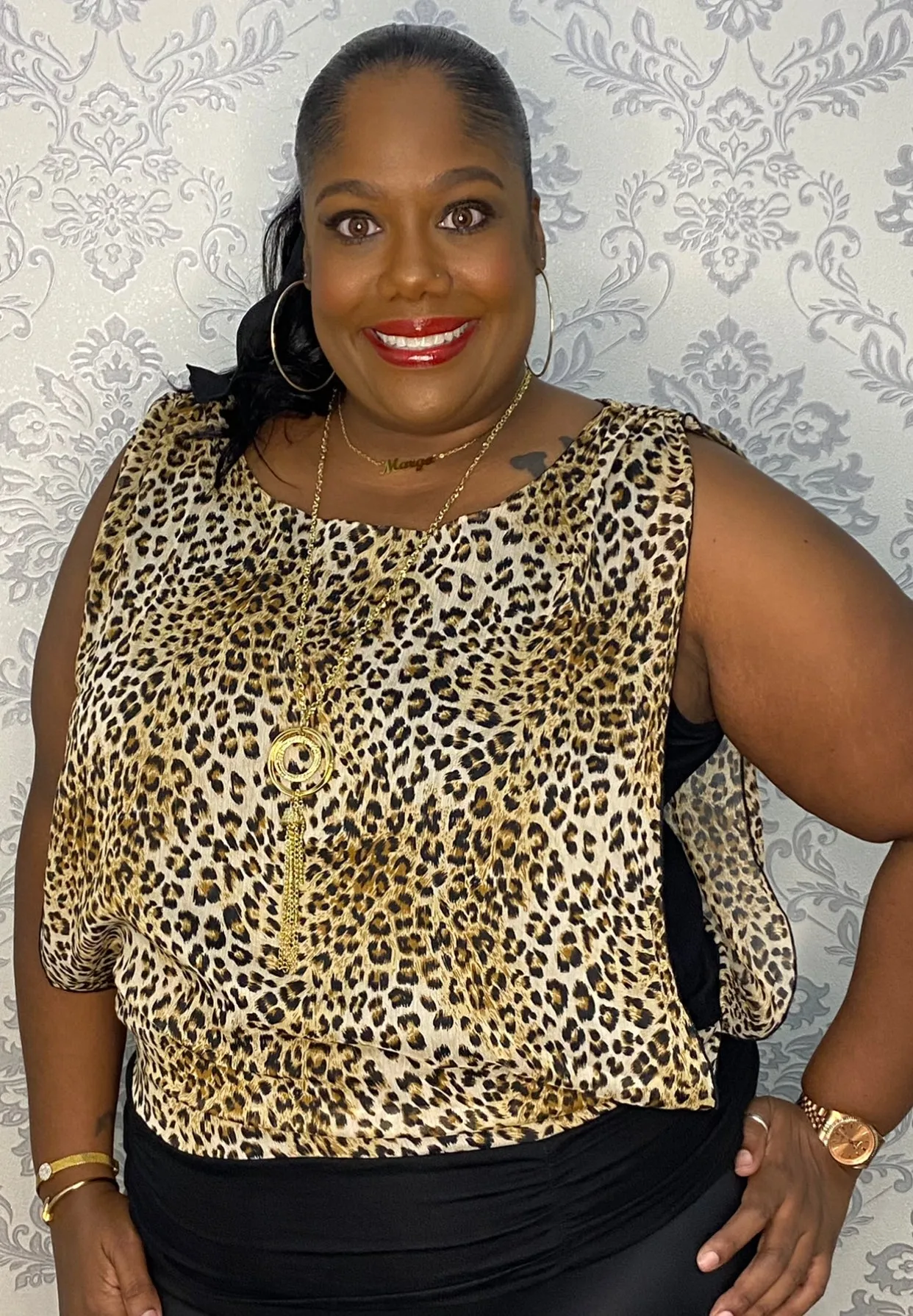 THE "CHEETAH" TOP sold by 24/7 Denim product image thumbnail 2