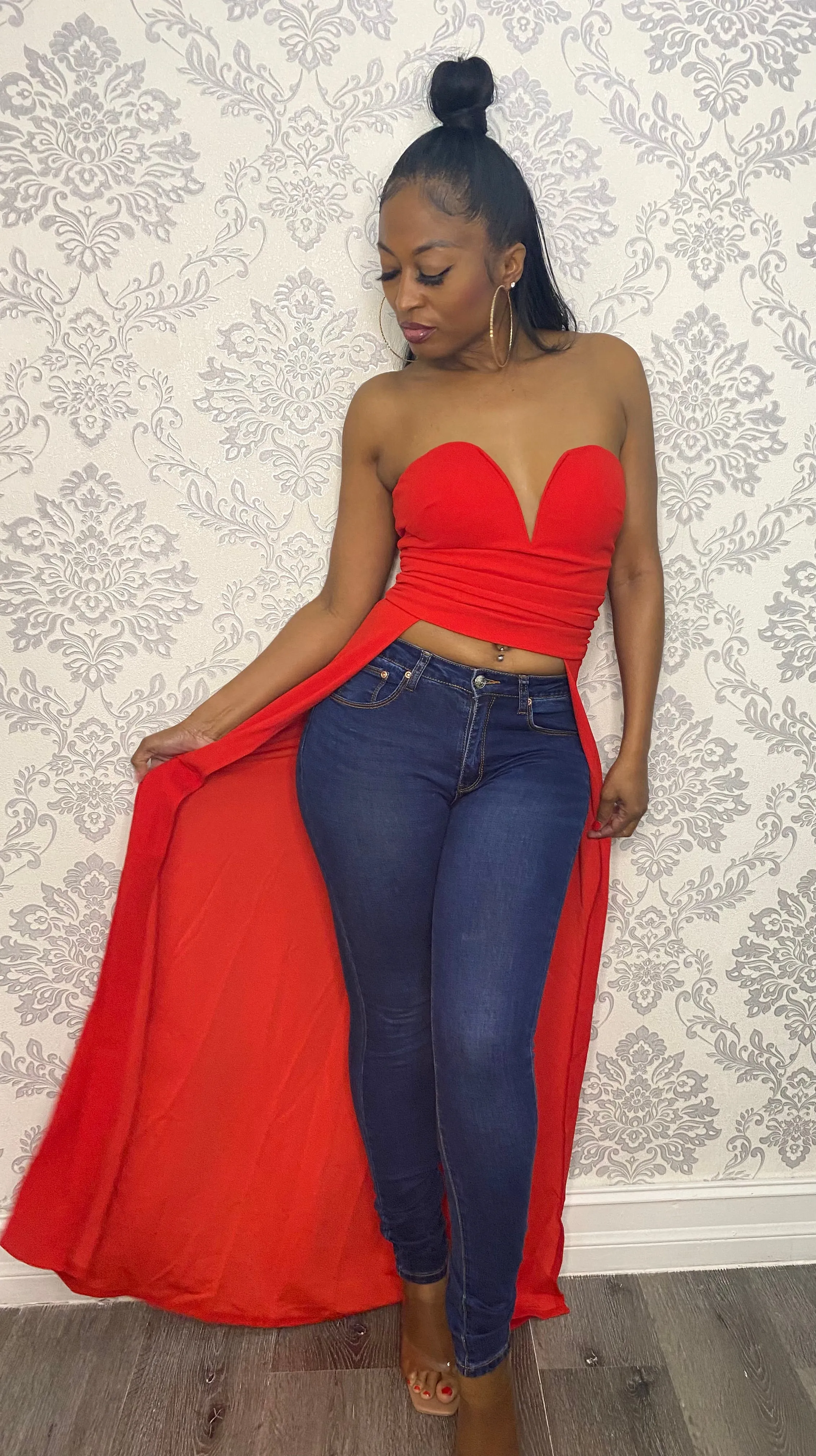 THE SHOW TOP RED sold by 24/7 Denim product image thumbnail 2