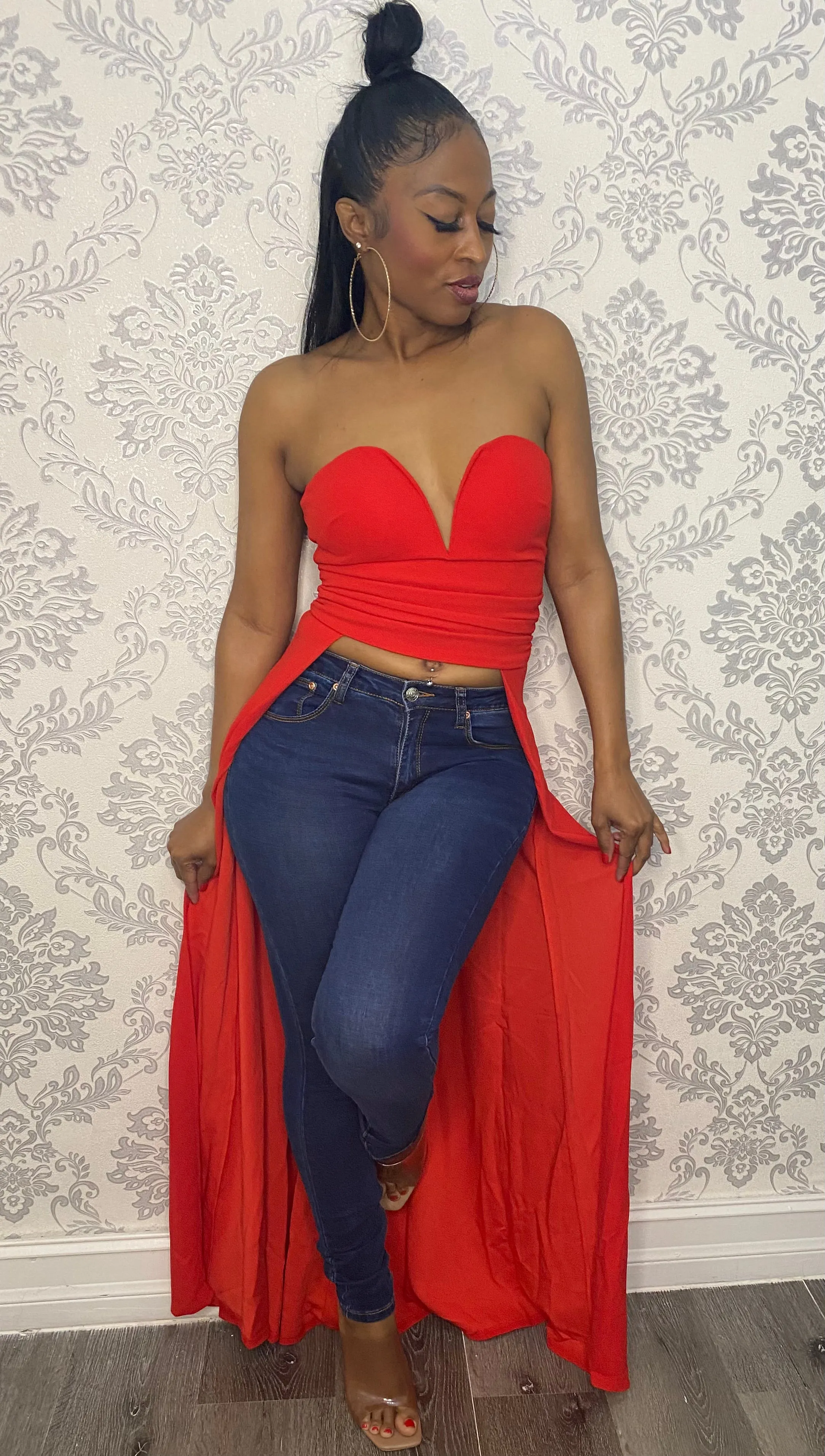 THE SHOW TOP RED sold by 24/7 Denim product image thumbnail 3