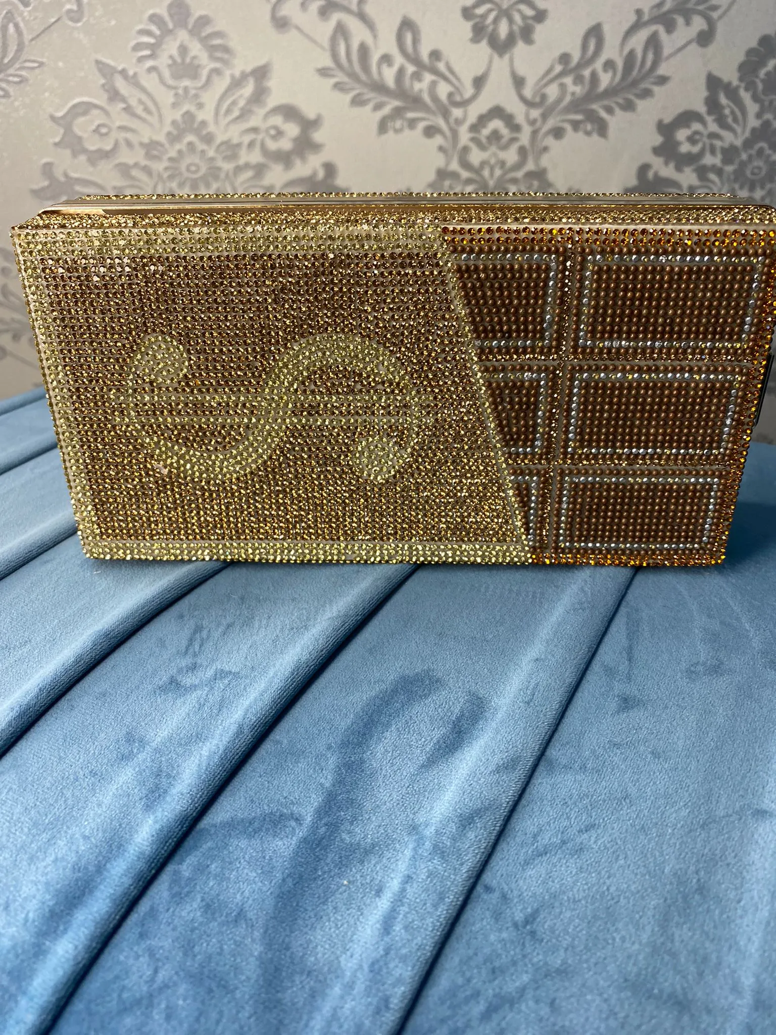 'GOLD MONEY" CLUTCH sold by 24/7 Denim