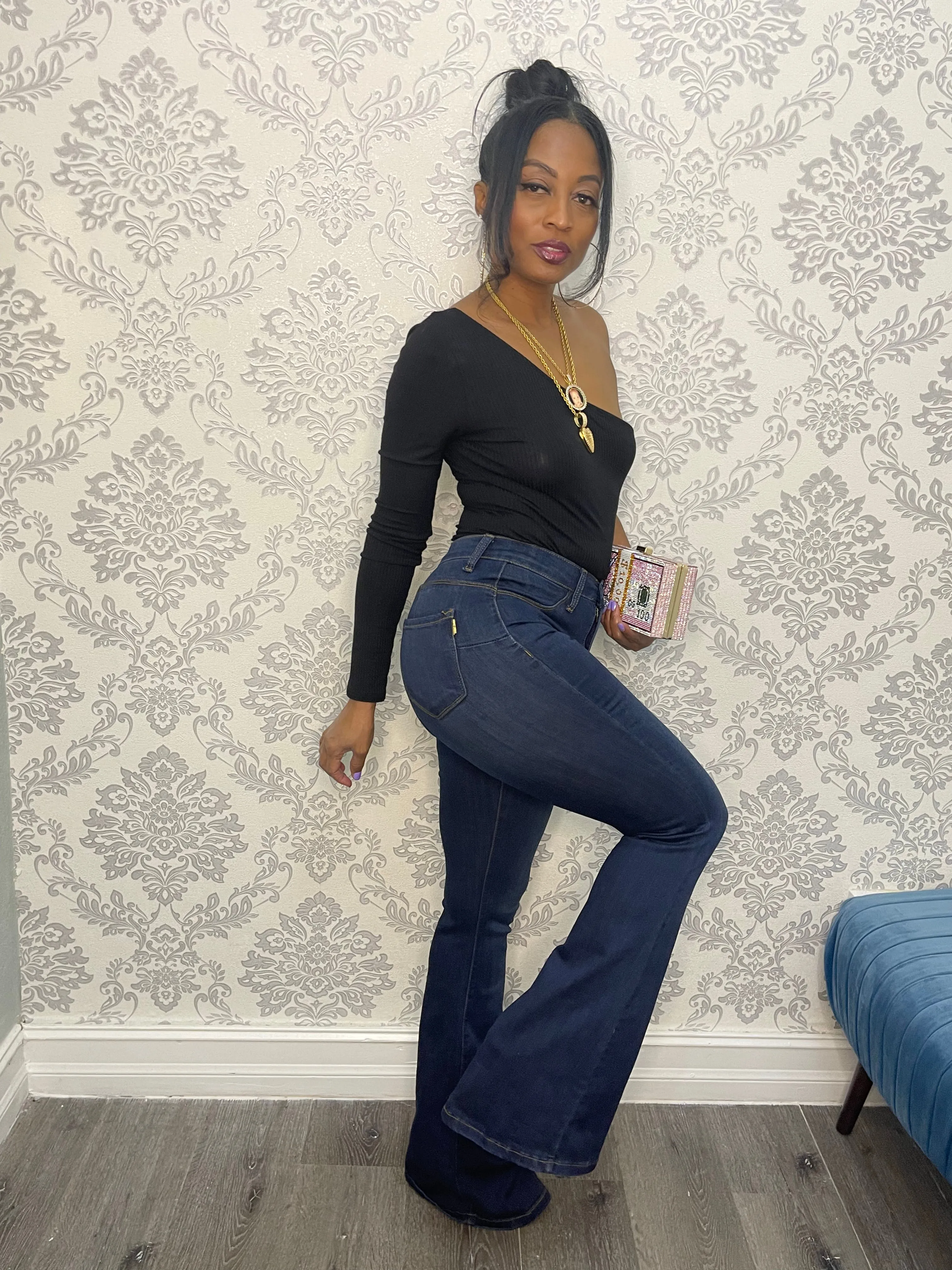 "BOOT'S UP" BOOT CUT JEANS sold by 24/7 Denim