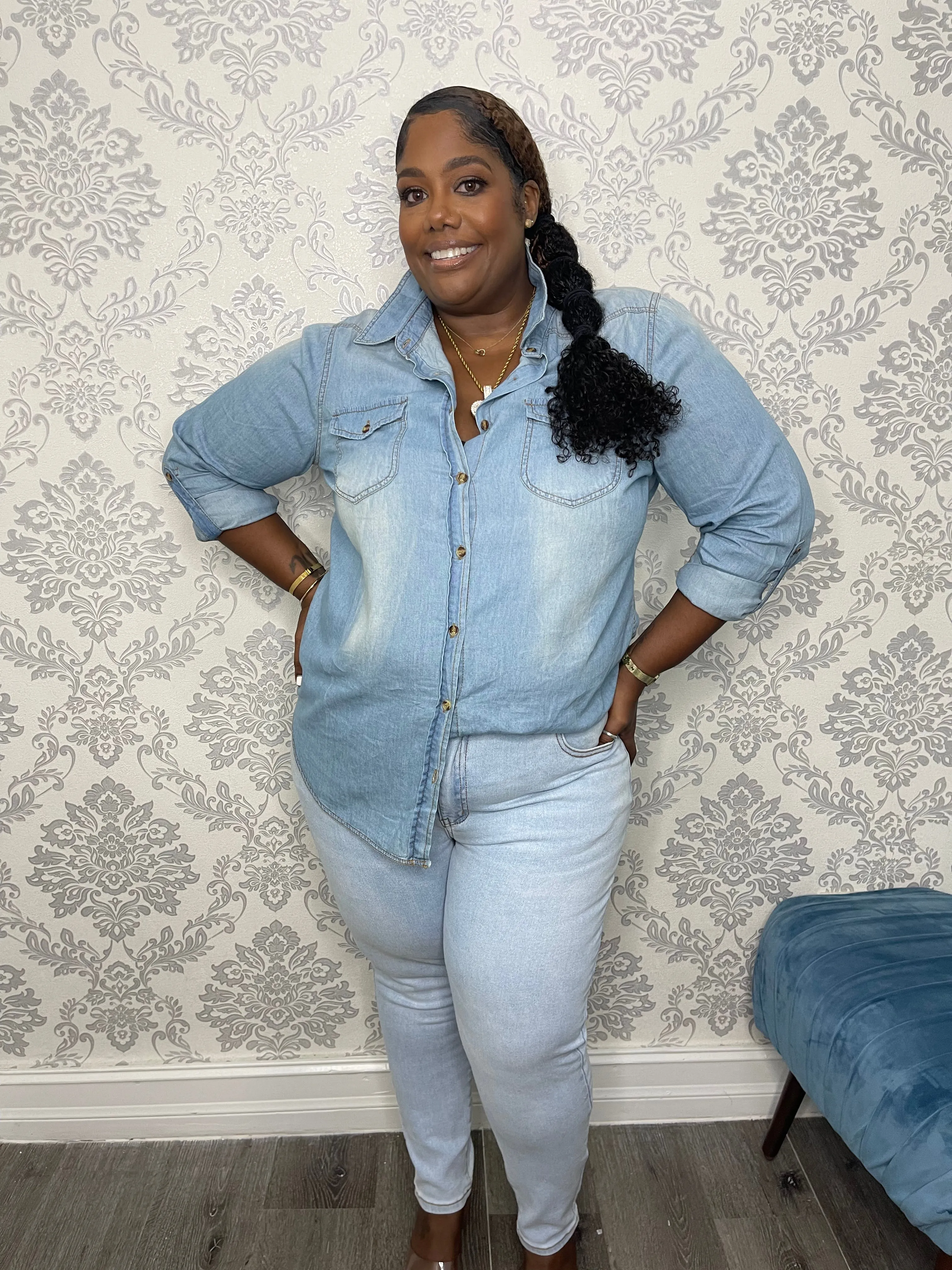 "LIGHTNING" PLUS JEANS sold by 24/7 Denim product image thumbnail 2