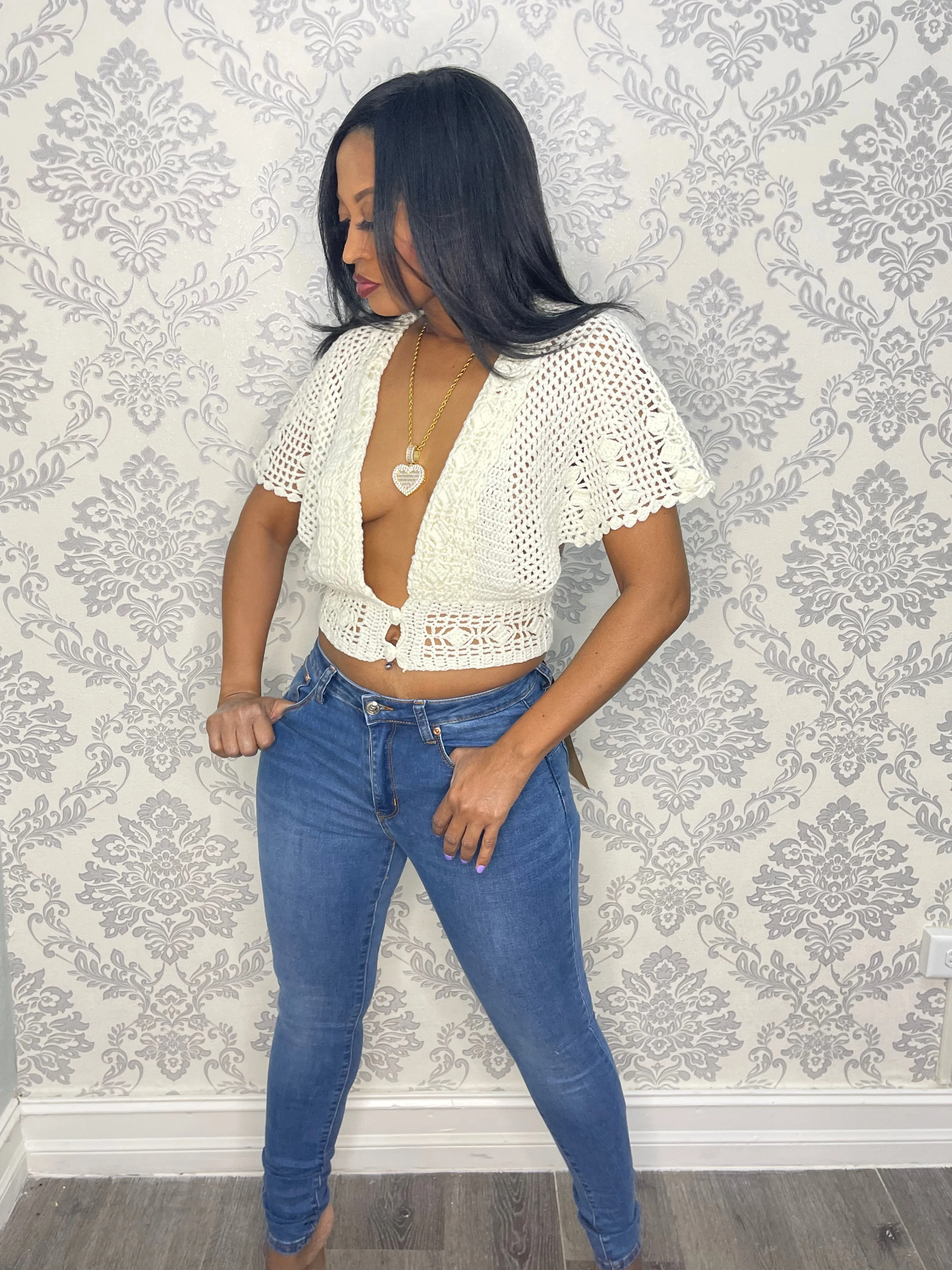 "DIGGING ON YOU" SKINNY JEANS sold by 24/7 Denim