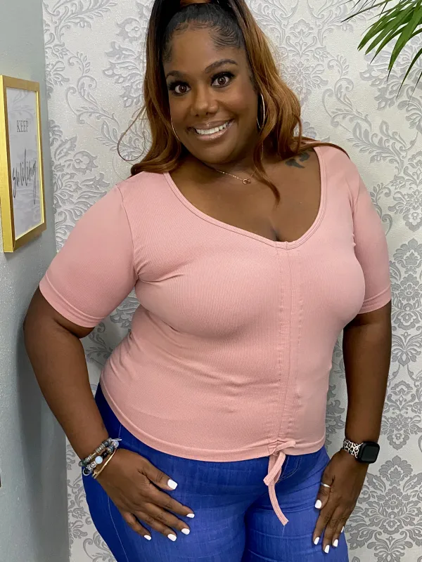 "PINKY TOP" ( PLUS) sold by 24/7 Denim