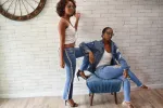 "TWEEDED" BOOT CUT JEANS sold by 24/7 Denim