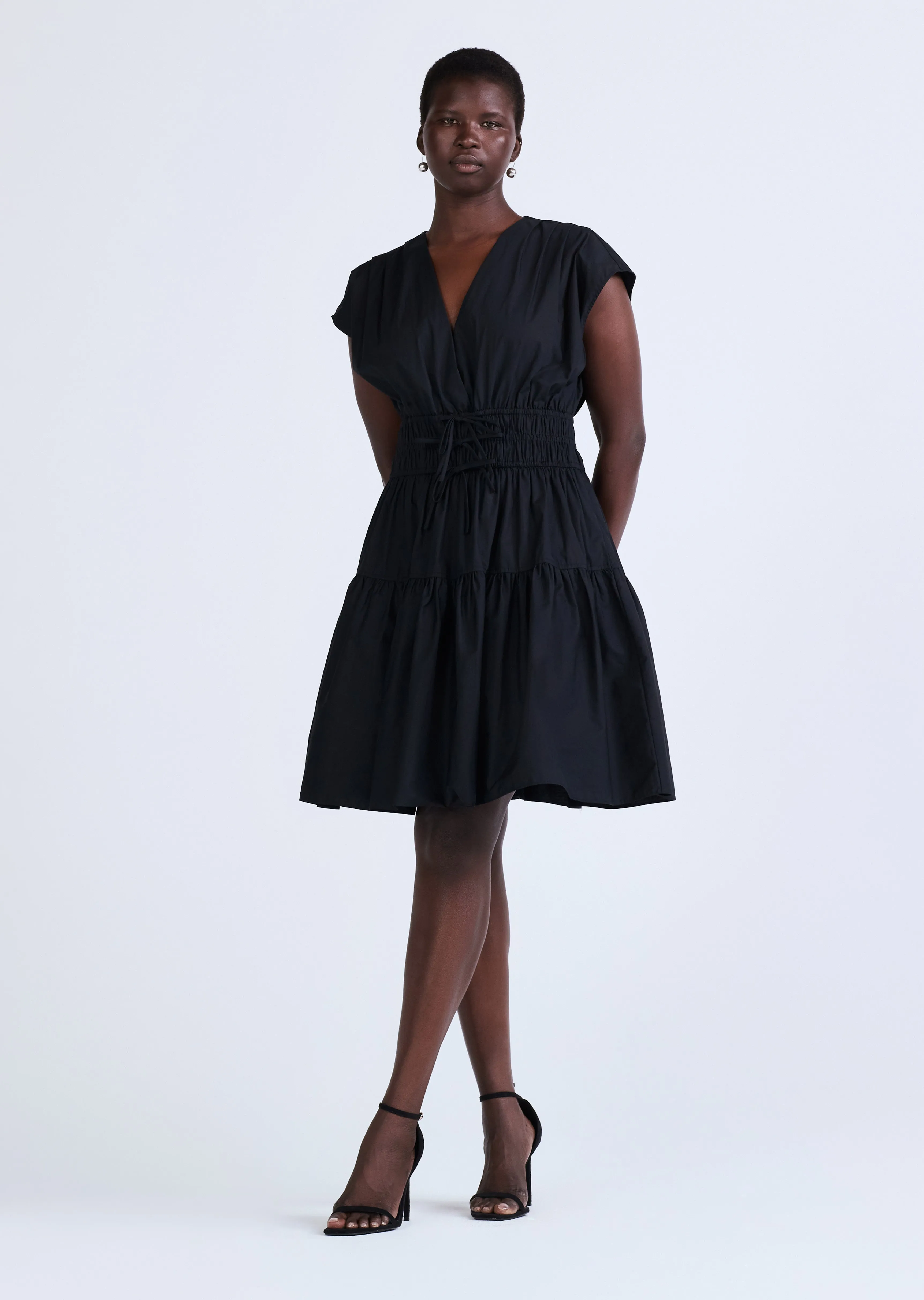 Tora V-Neck Dress - Black sold by Derek Lam product image thumbnail 2