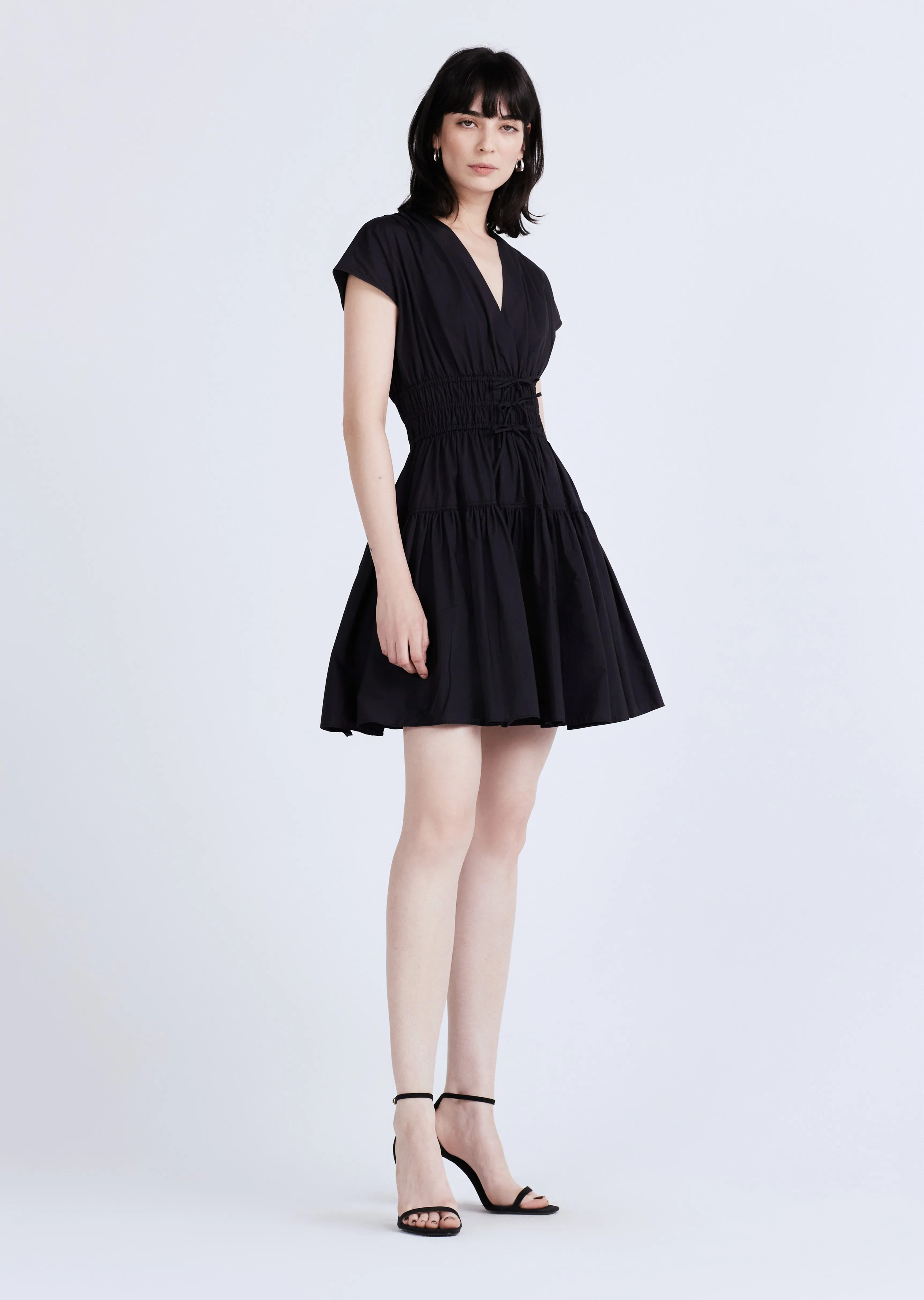 Tora V-Neck Dress - Black sold by Derek Lam product image thumbnail 3