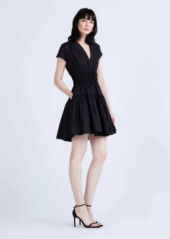 Tora V-Neck Dress - Black sold by Derek Lam