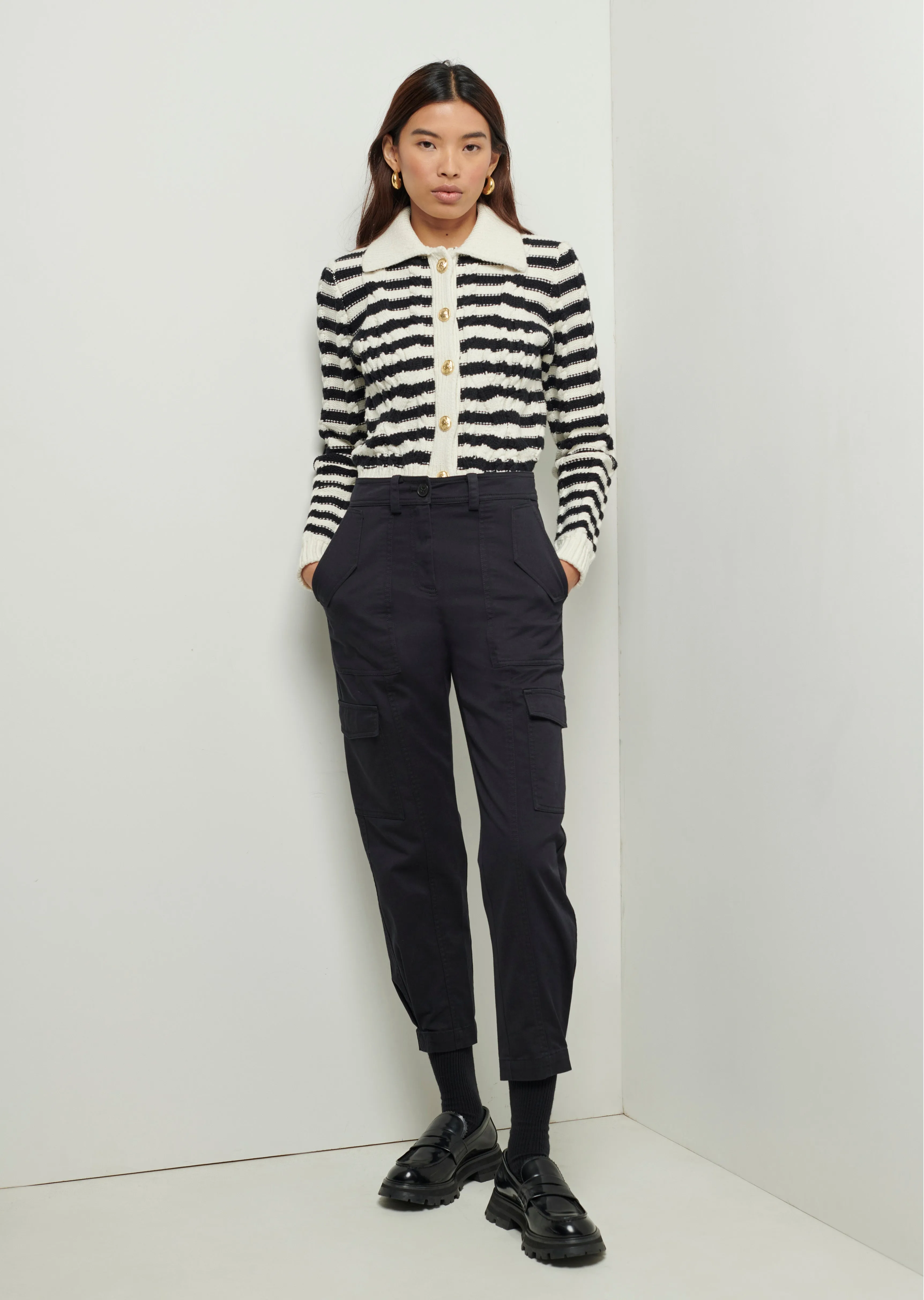 Elian Utility Pants - Black sold by Derek Lam product image thumbnail 2