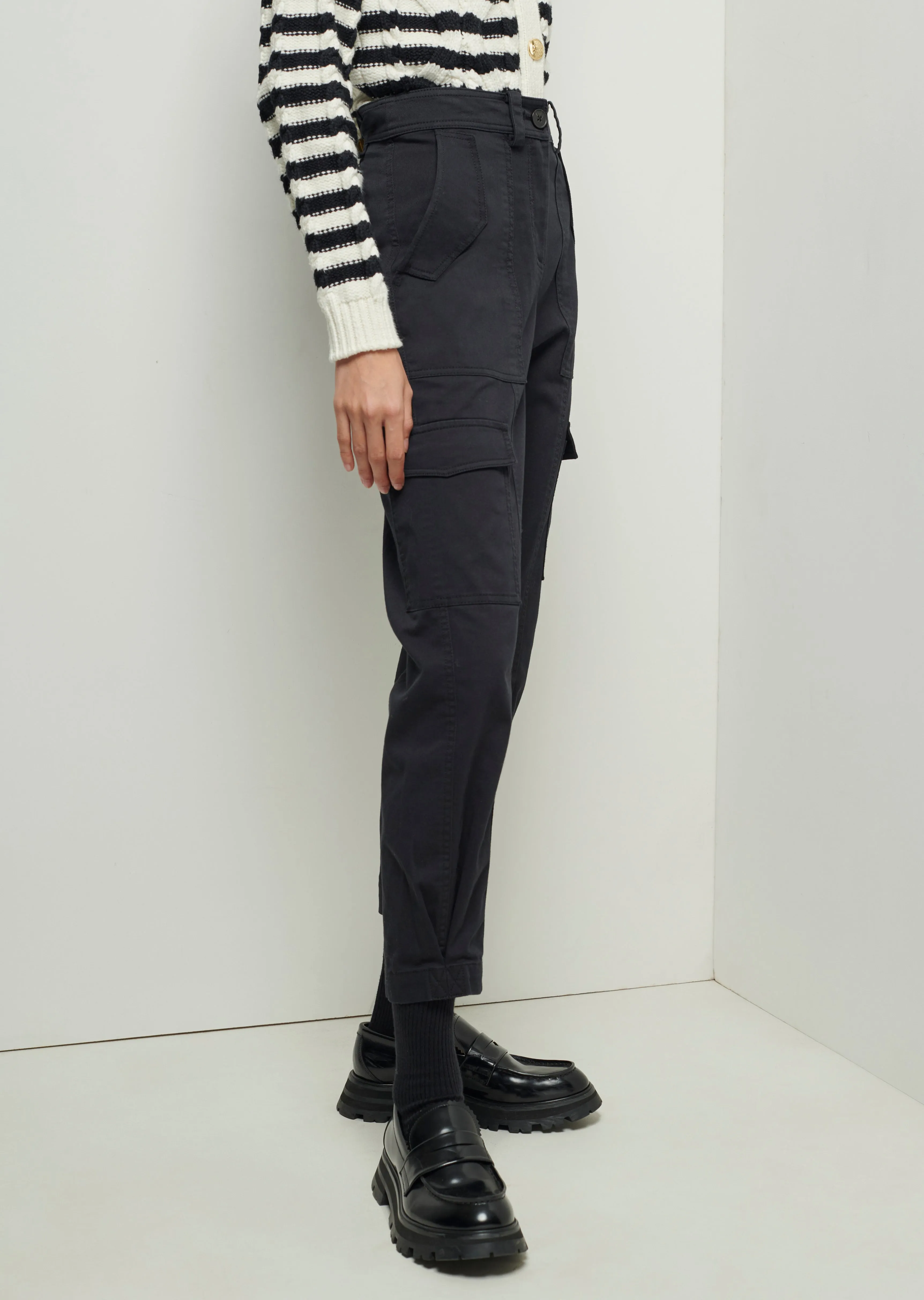 Elian Utility Pants - Black sold by Derek Lam product image thumbnail 3