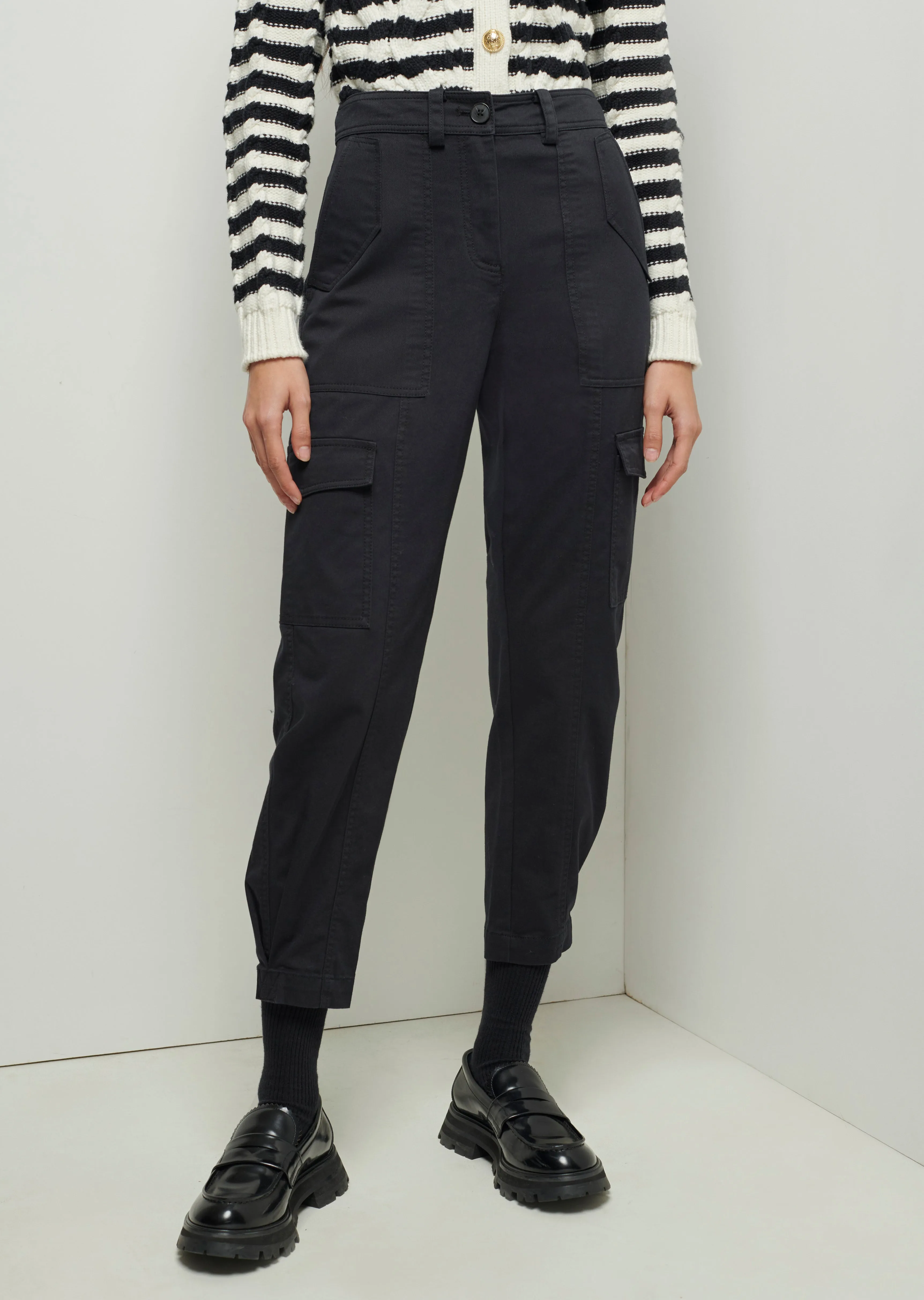 Elian Utility Pants - Black sold by Derek Lam
