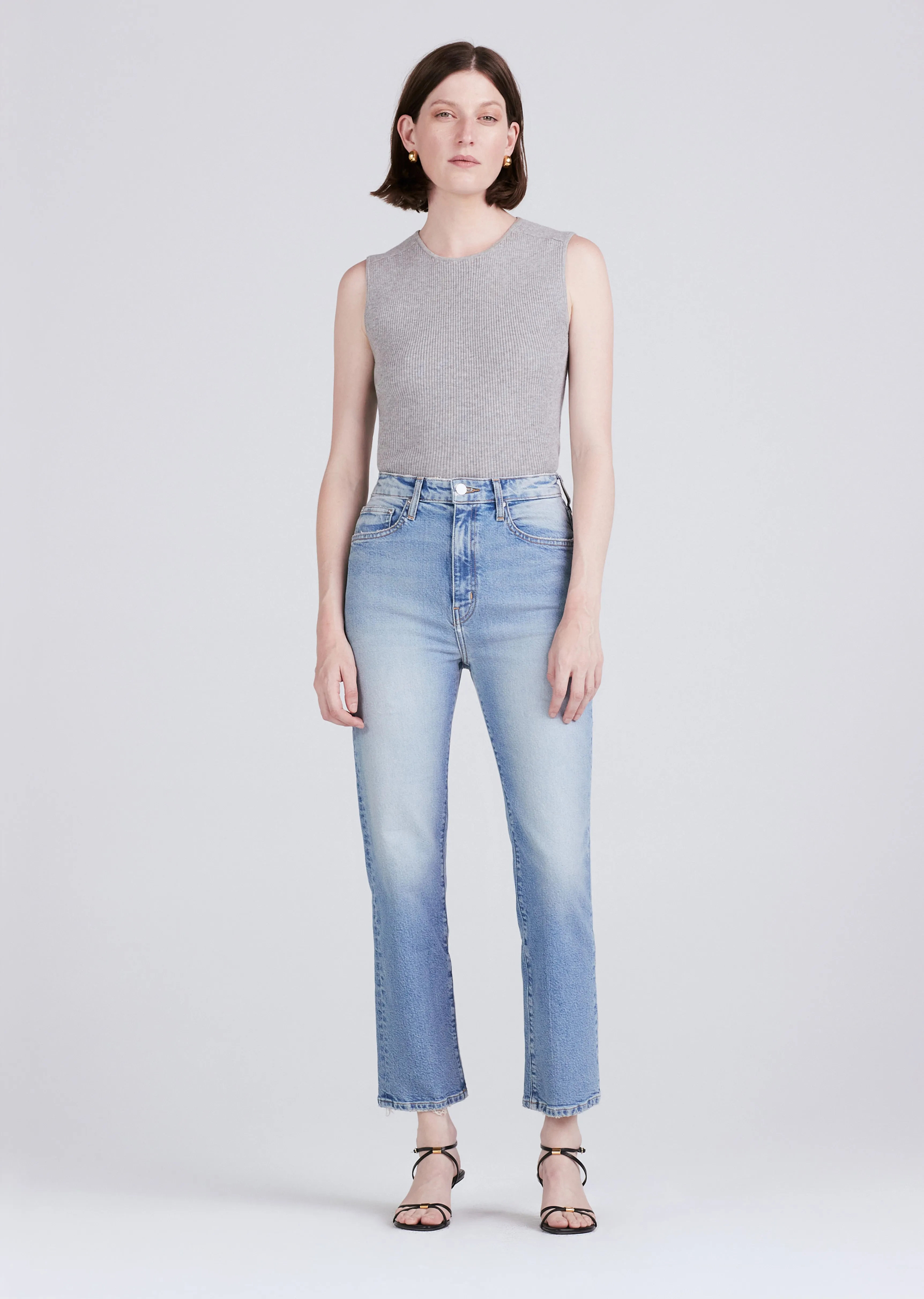 Frankie High Rise Ankle Straight Jeans - Sutton Vintage sold by Derek Lam