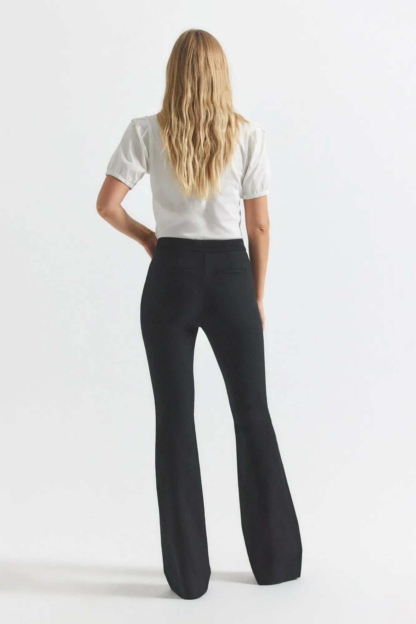 Crosby Flare Trouser - Black sold by Derek Lam product image thumbnail 4