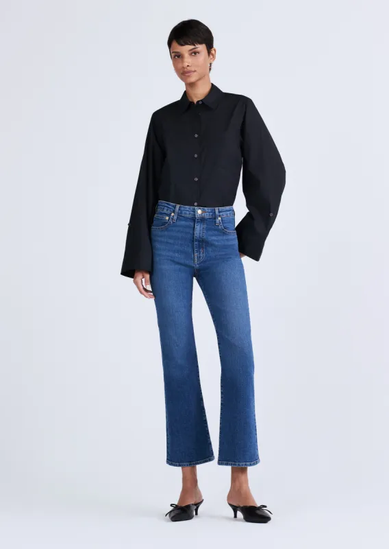 Crosby High Rise Crop Flare Jeans - Mercer sold by Derek Lam