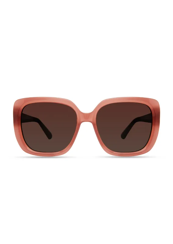 River Square Oversized Sunglasses - Blush sold by Derek Lam