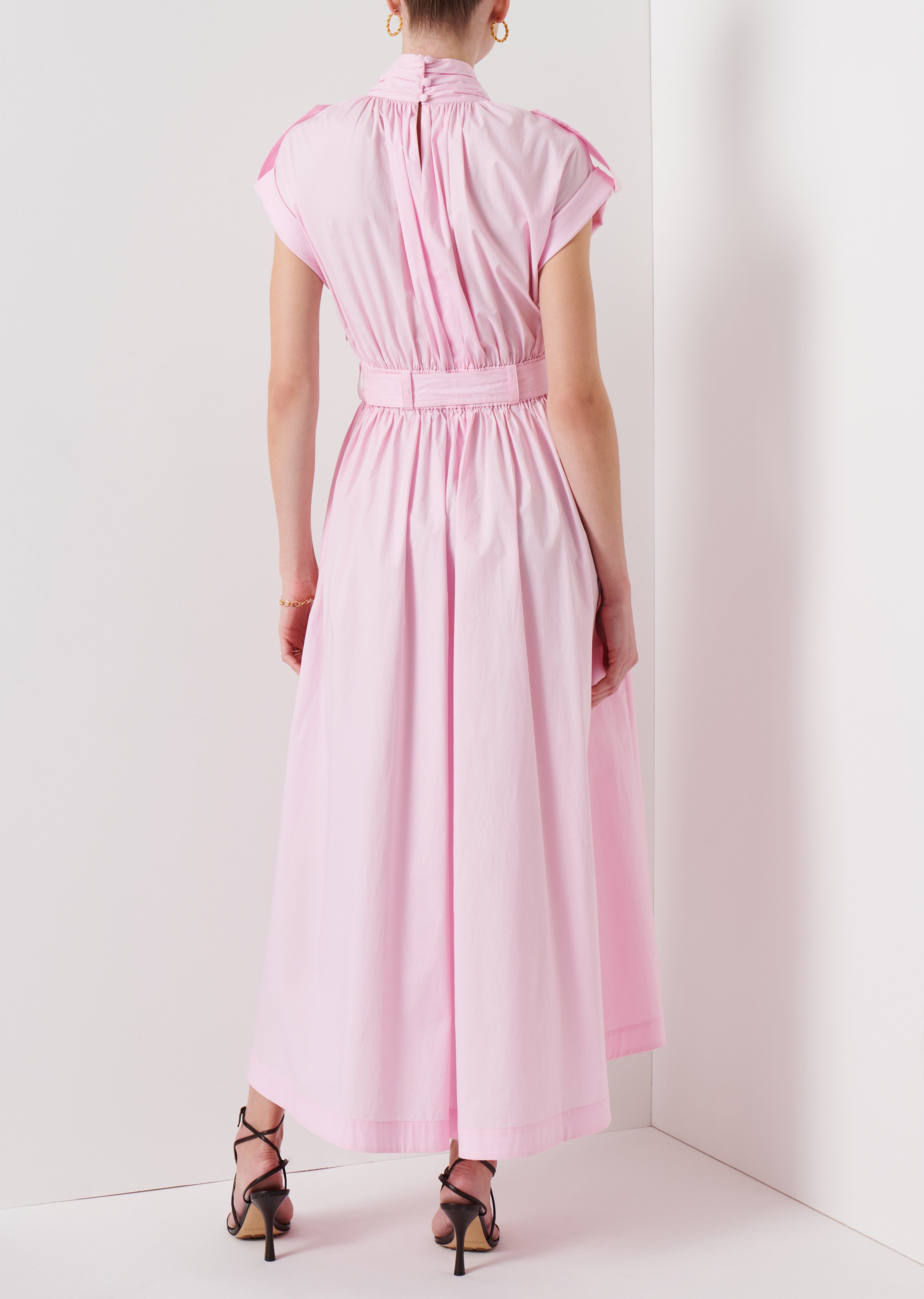 Celeste Wrap Dress - Pale Pink sold by Derek Lam product image thumbnail 4