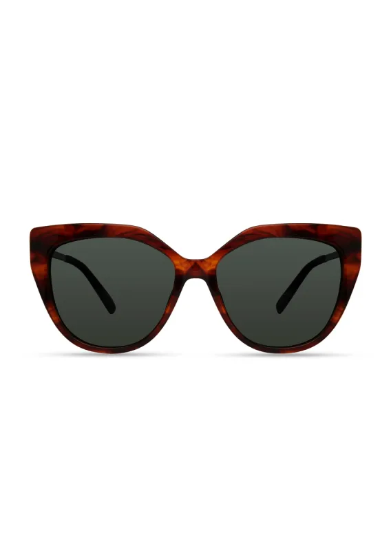 Campbell Cat Eye Oversized Sunglasses - Tiger Stripe sold by Derek Lam