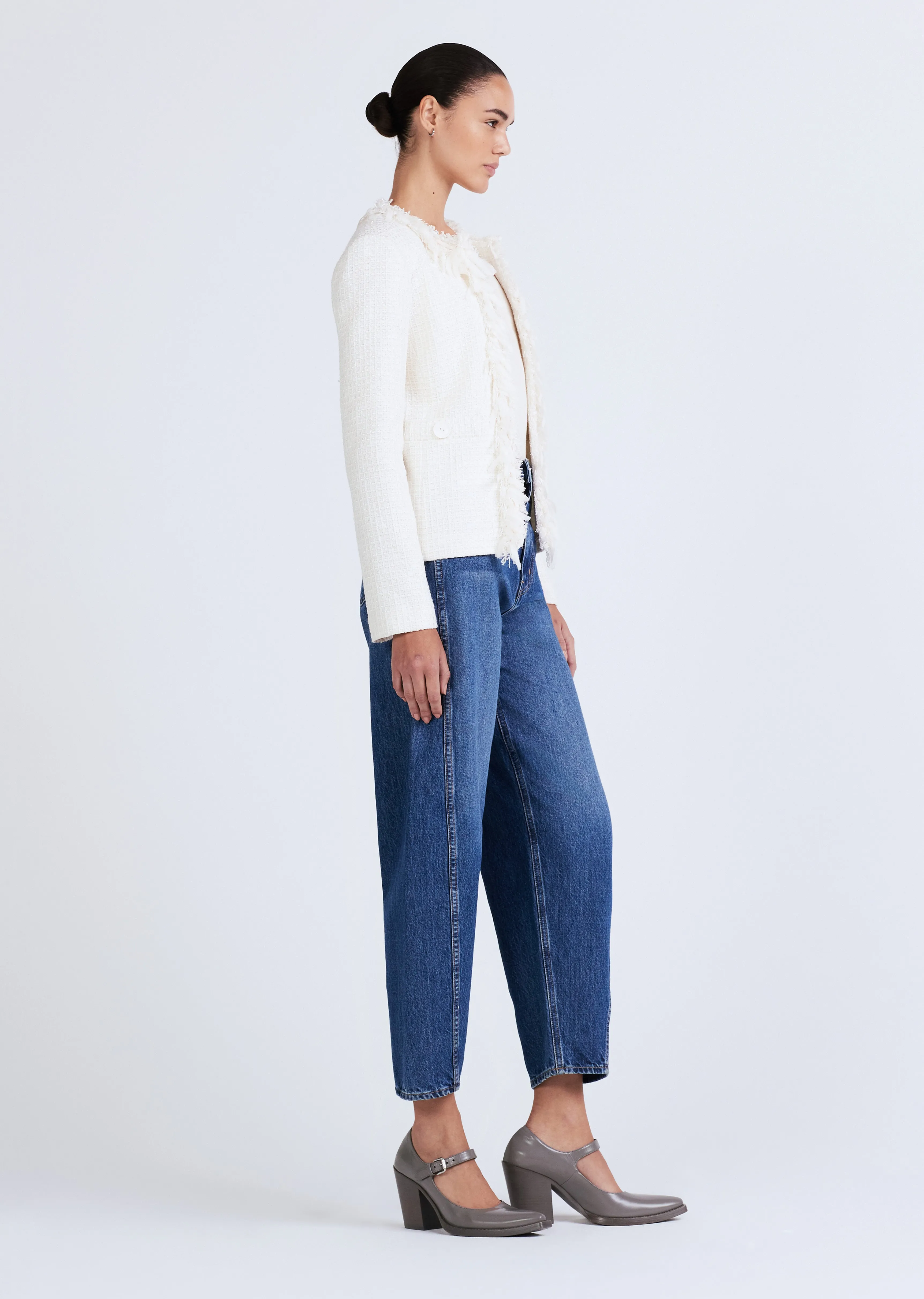 Garcia Fringe Jacket - Blanc de Blanc sold by Derek Lam product image thumbnail 3