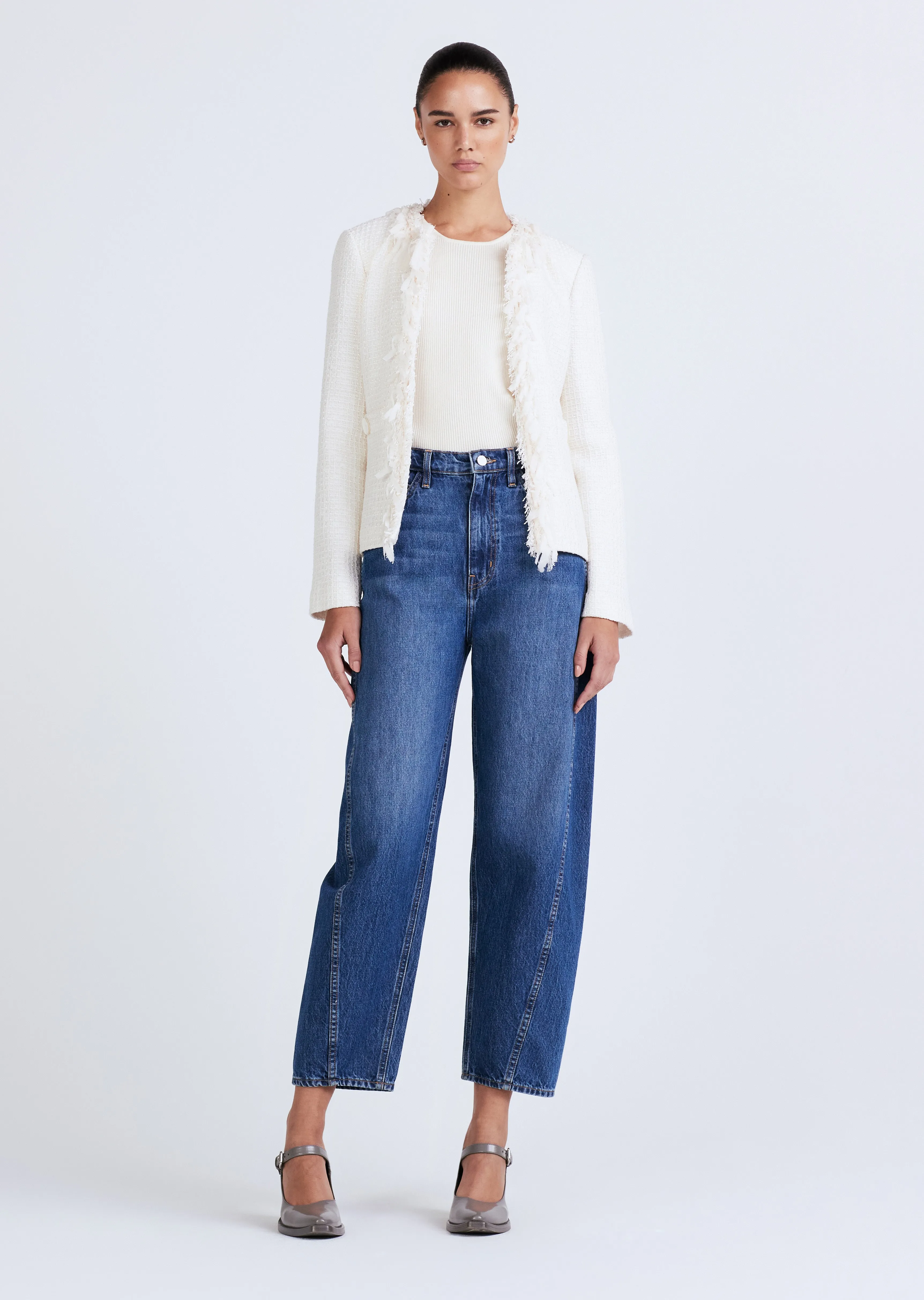 Garcia Fringe Jacket - Blanc de Blanc sold by Derek Lam product image thumbnail 2