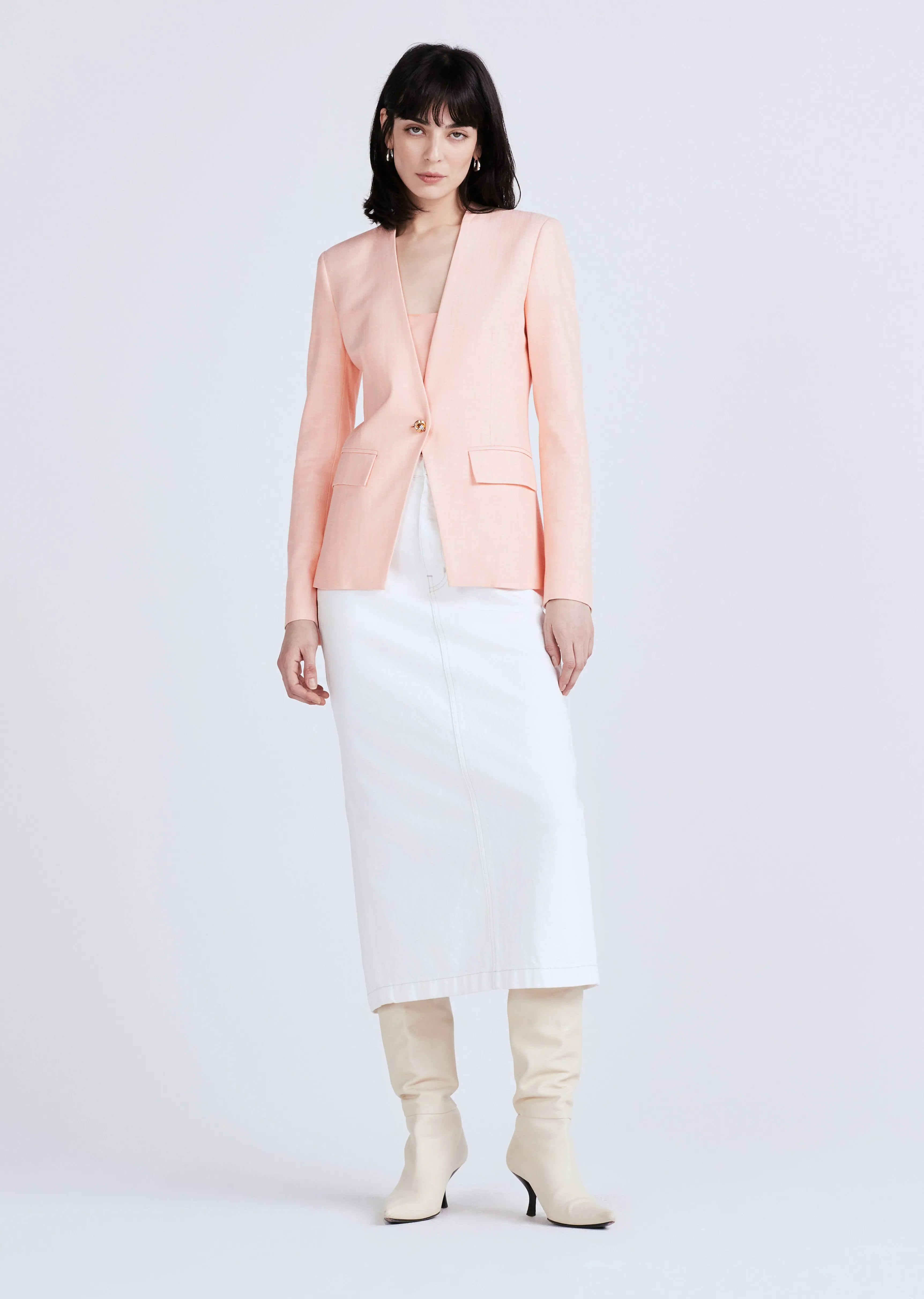 Perez Single Breasted Jacket - Sherbert sold by Derek Lam product image thumbnail 2