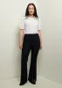 Maeve Front Slit Trousers - Midnight sold by Derek Lam