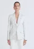 Irina Single Breasted Jacket - Ivory Multi sold by Derek Lam