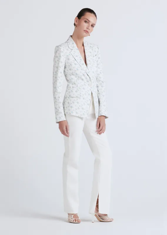 Irina Single Breasted Jacket - Ivory Multi sold by Derek Lam