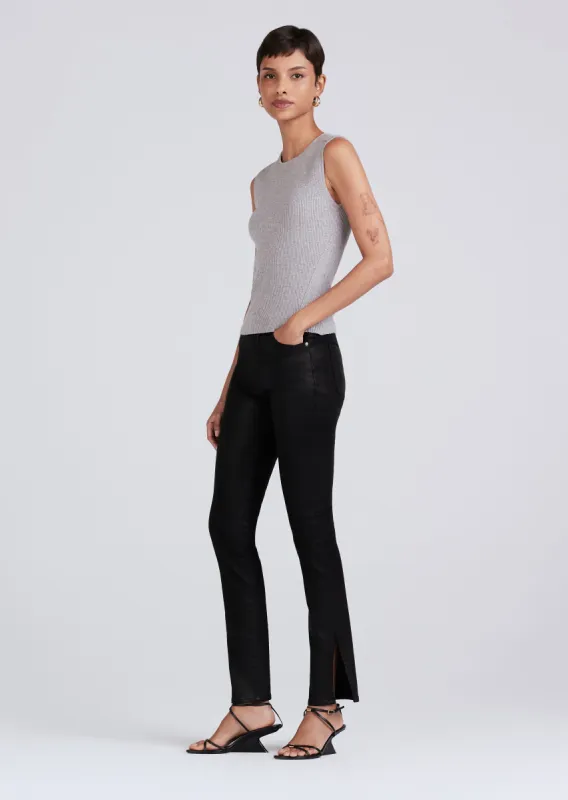 Ariana Muscle Ribbed Sweater Tank - Marl Grey sold by Derek Lam