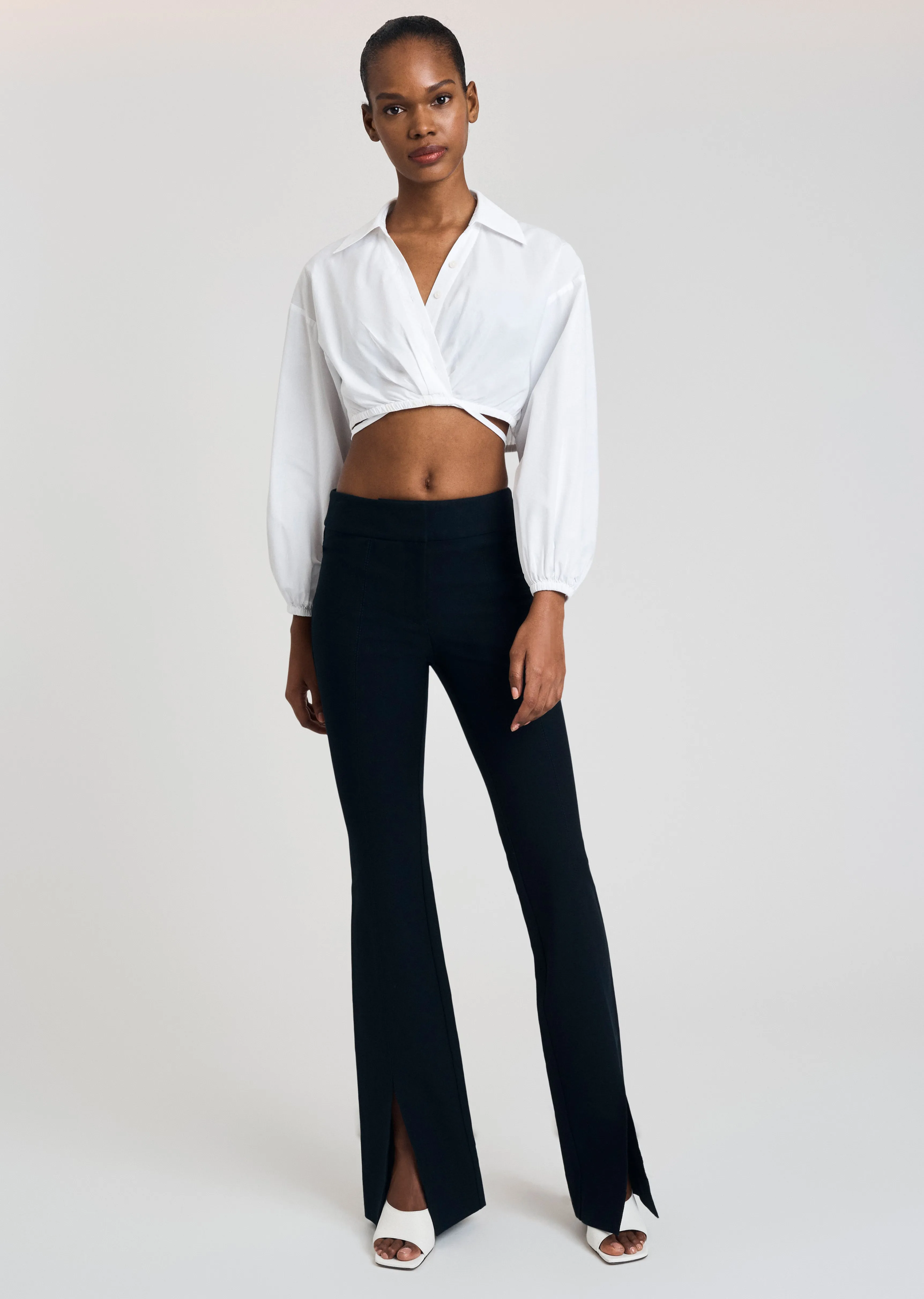 Maeve Front Slit Trousers - Midnight sold by Derek Lam product image thumbnail 4