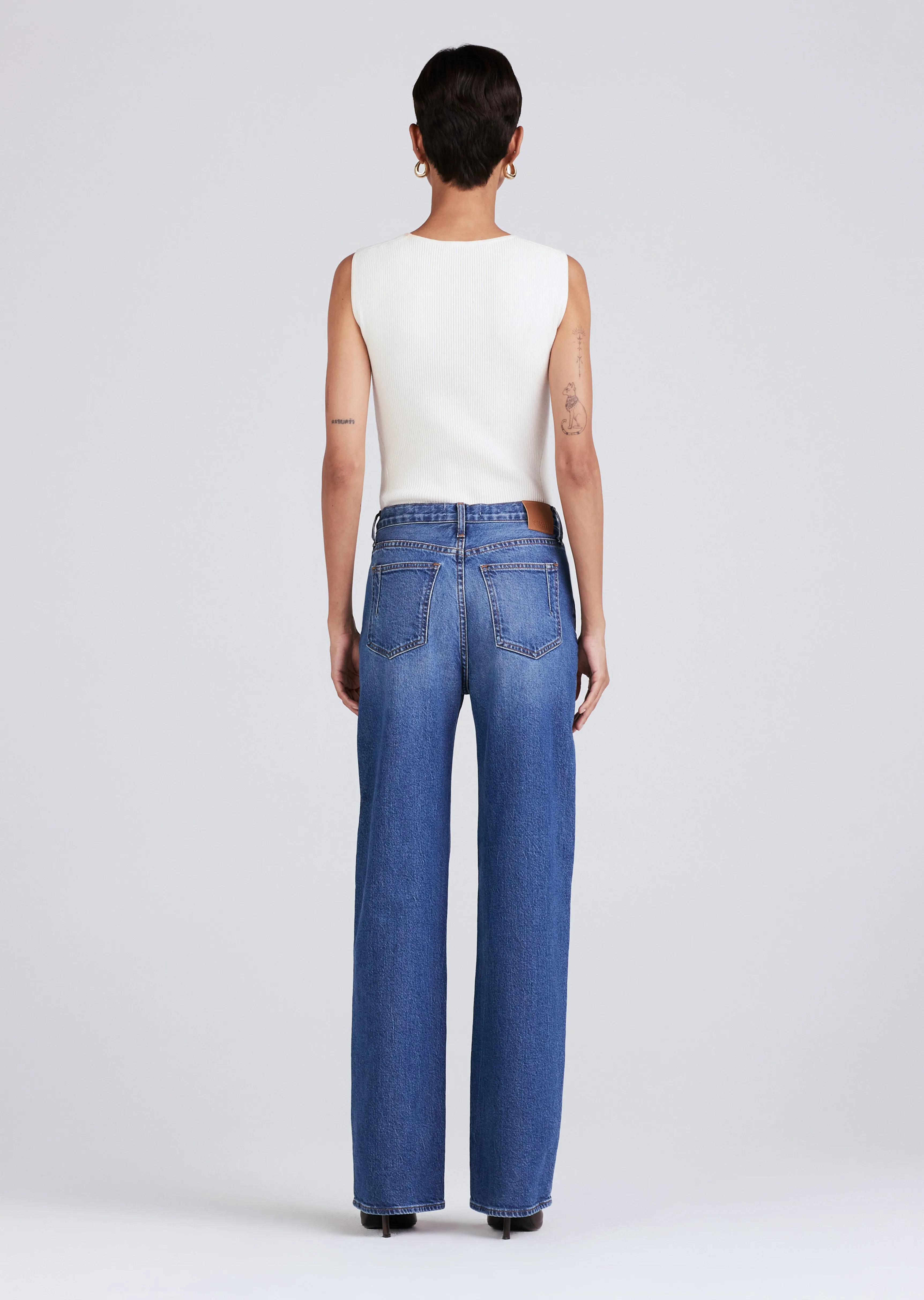Faye High Rise Tailored Wide Leg - Mercer sold by Derek Lam product image thumbnail 3