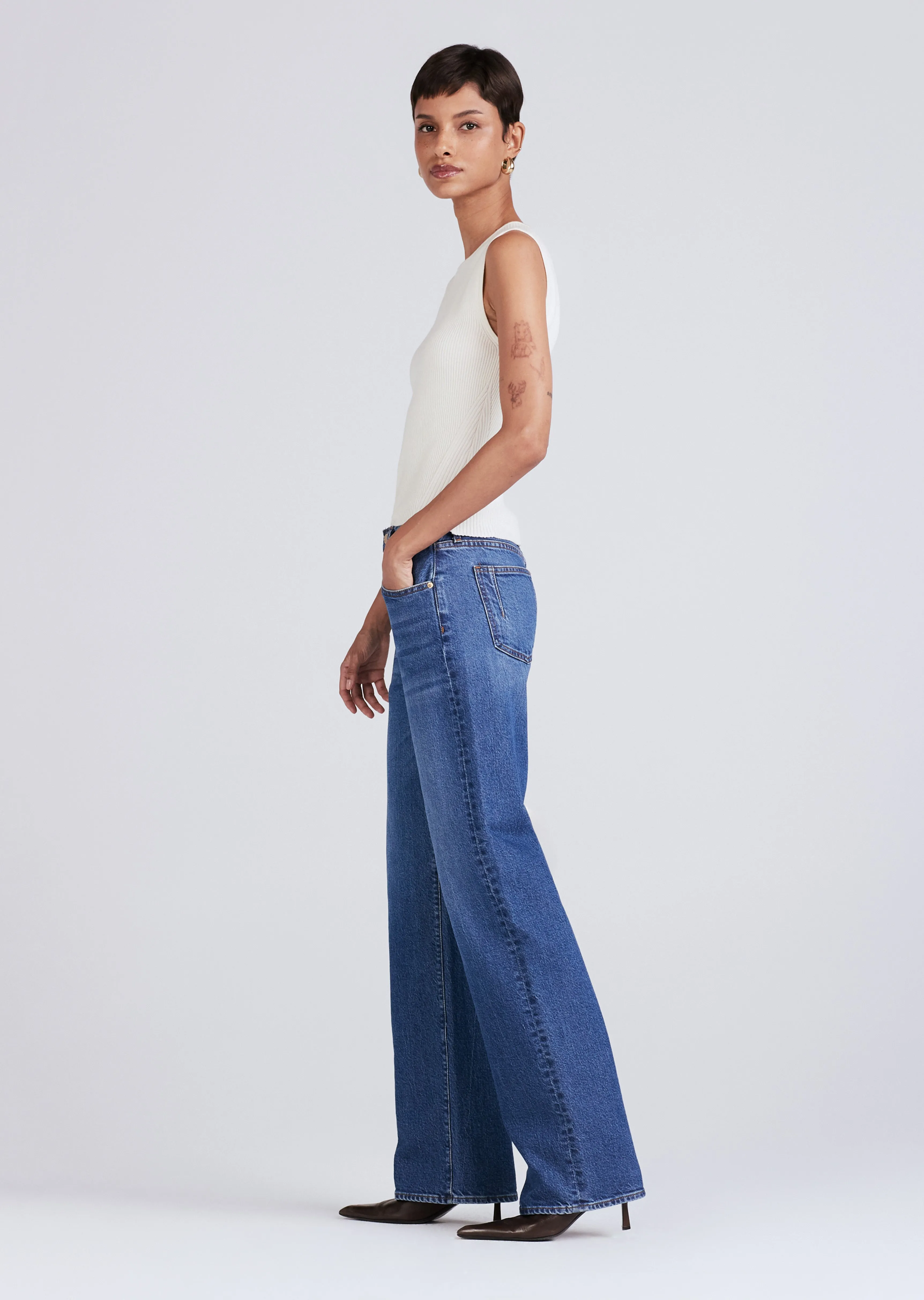 Faye High Rise Tailored Wide Leg - Mercer sold by Derek Lam product image thumbnail 2
