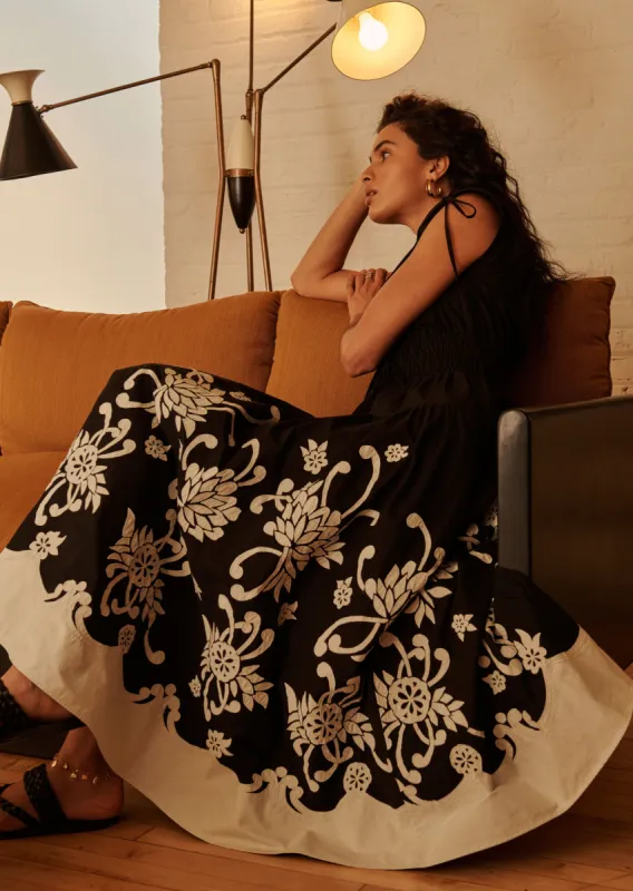 Fatima A-Line Dress - Black sold by Derek Lam