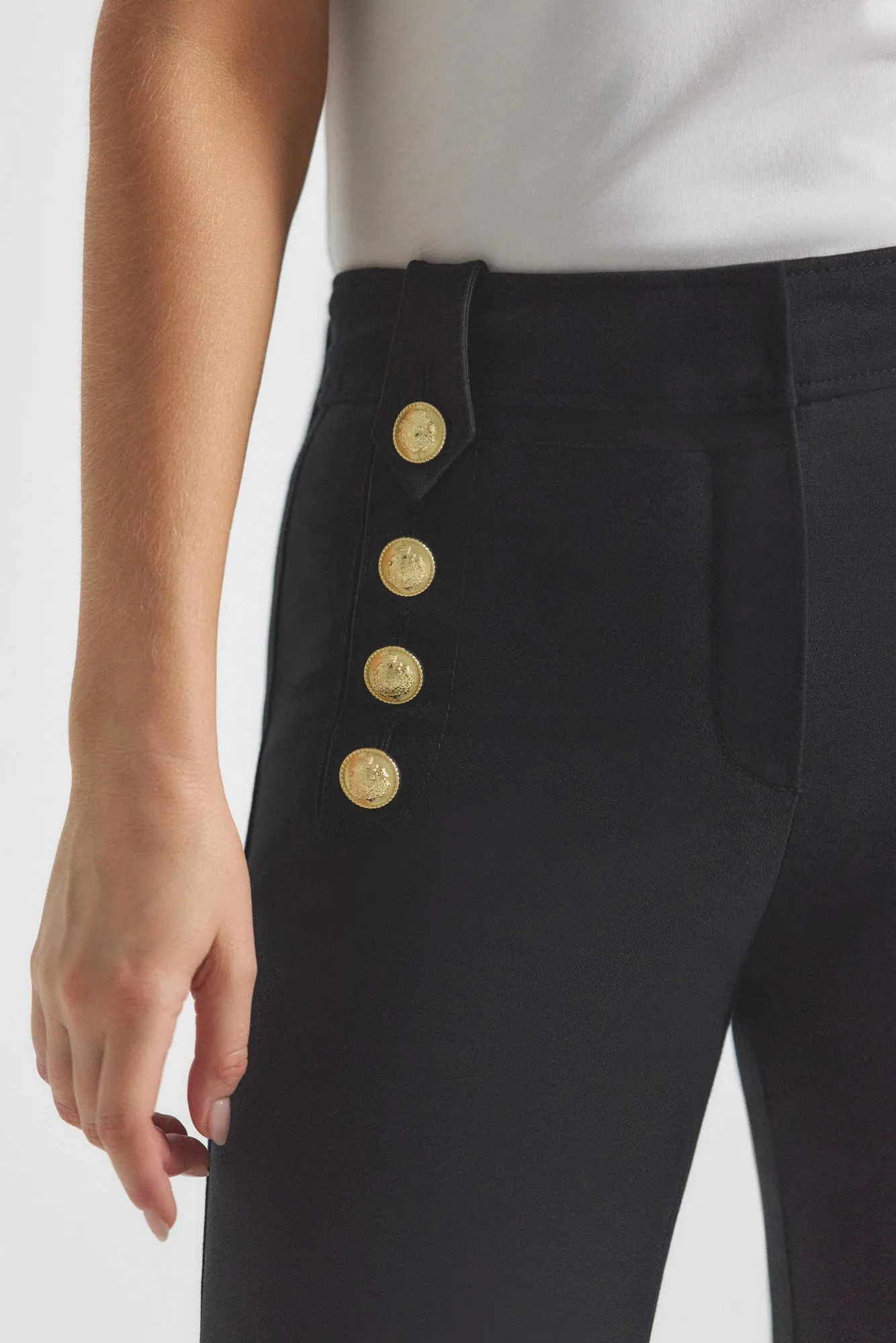 Robertson Flare Trousers - Black sold by Derek Lam product image thumbnail 3