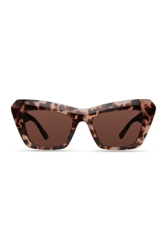 Prisha Cat Eye Sunglasses - Blush Tortoise-Gold Brown sold by Derek Lam