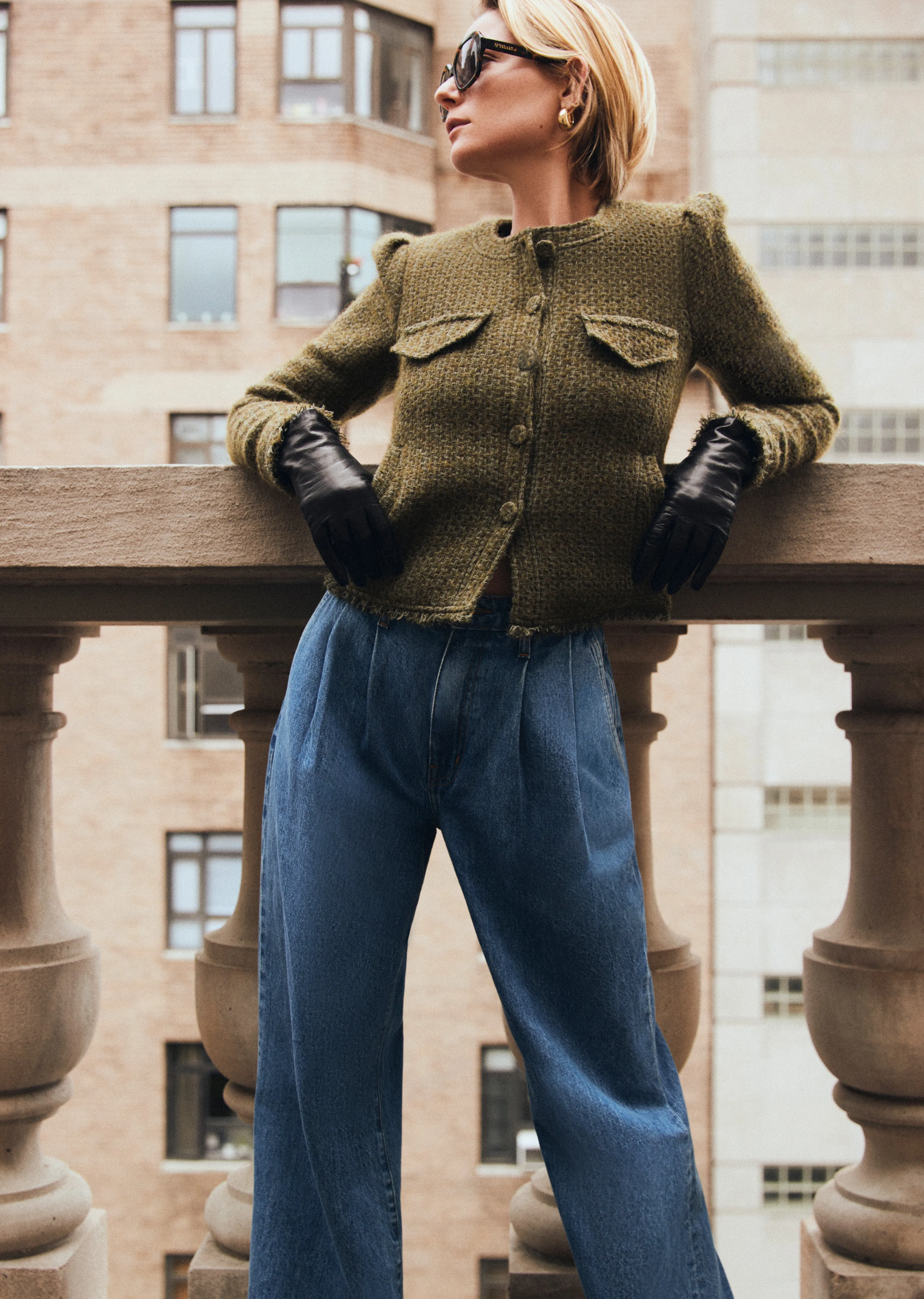 High Rise Pleated Trouser - Carlisle sold by Derek Lam product image thumbnail 4