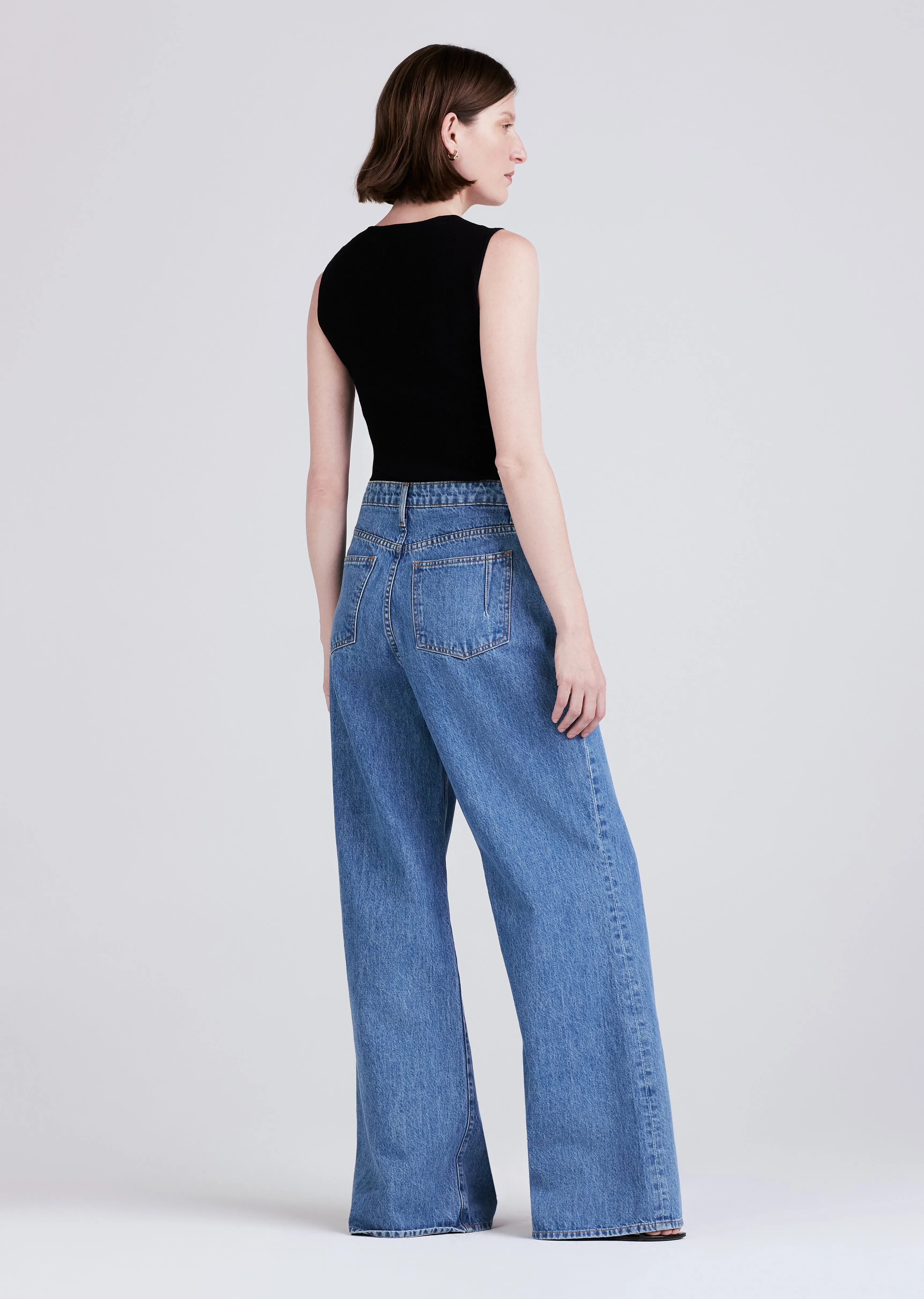 High Rise Pleated Trouser - Carlisle sold by Derek Lam product image thumbnail 3
