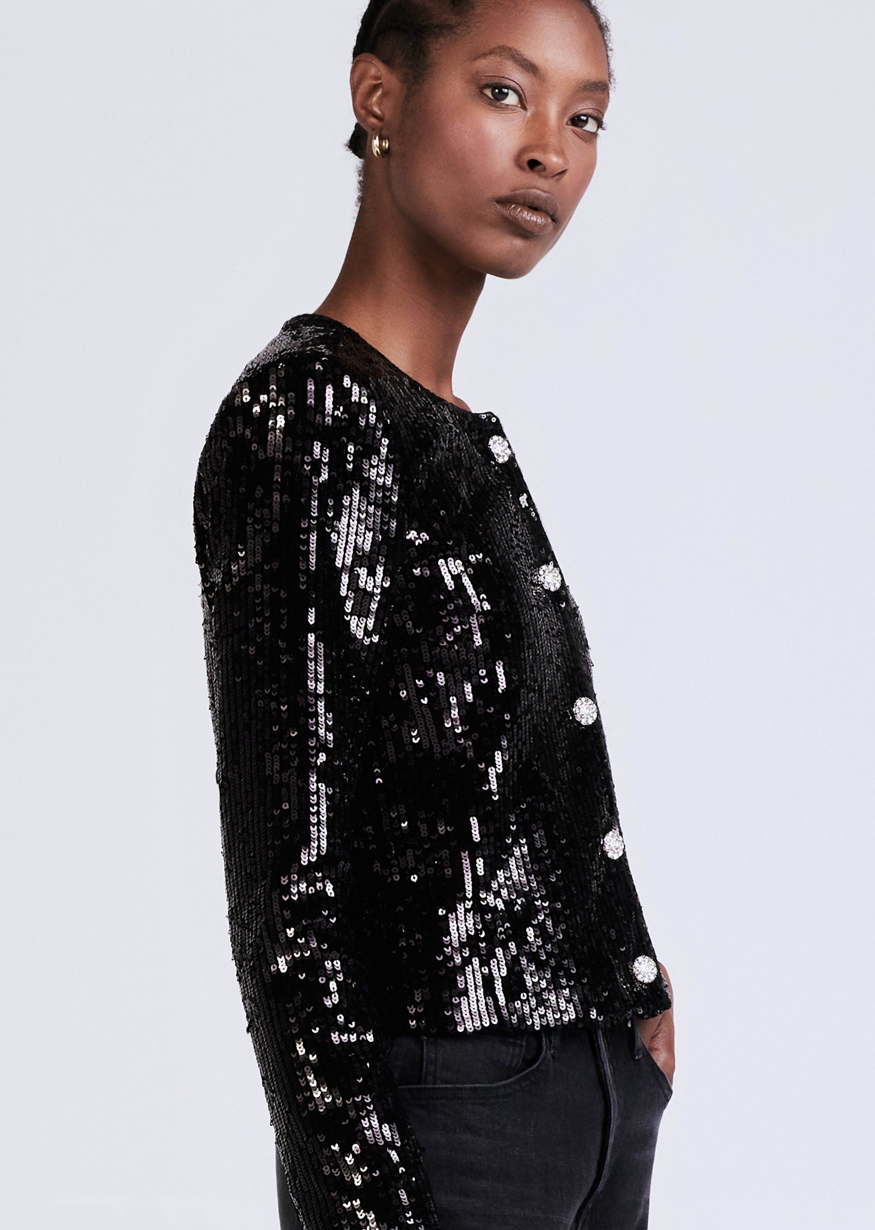 Verretta Sequin Jacket - Black sold by Derek Lam product image thumbnail 2