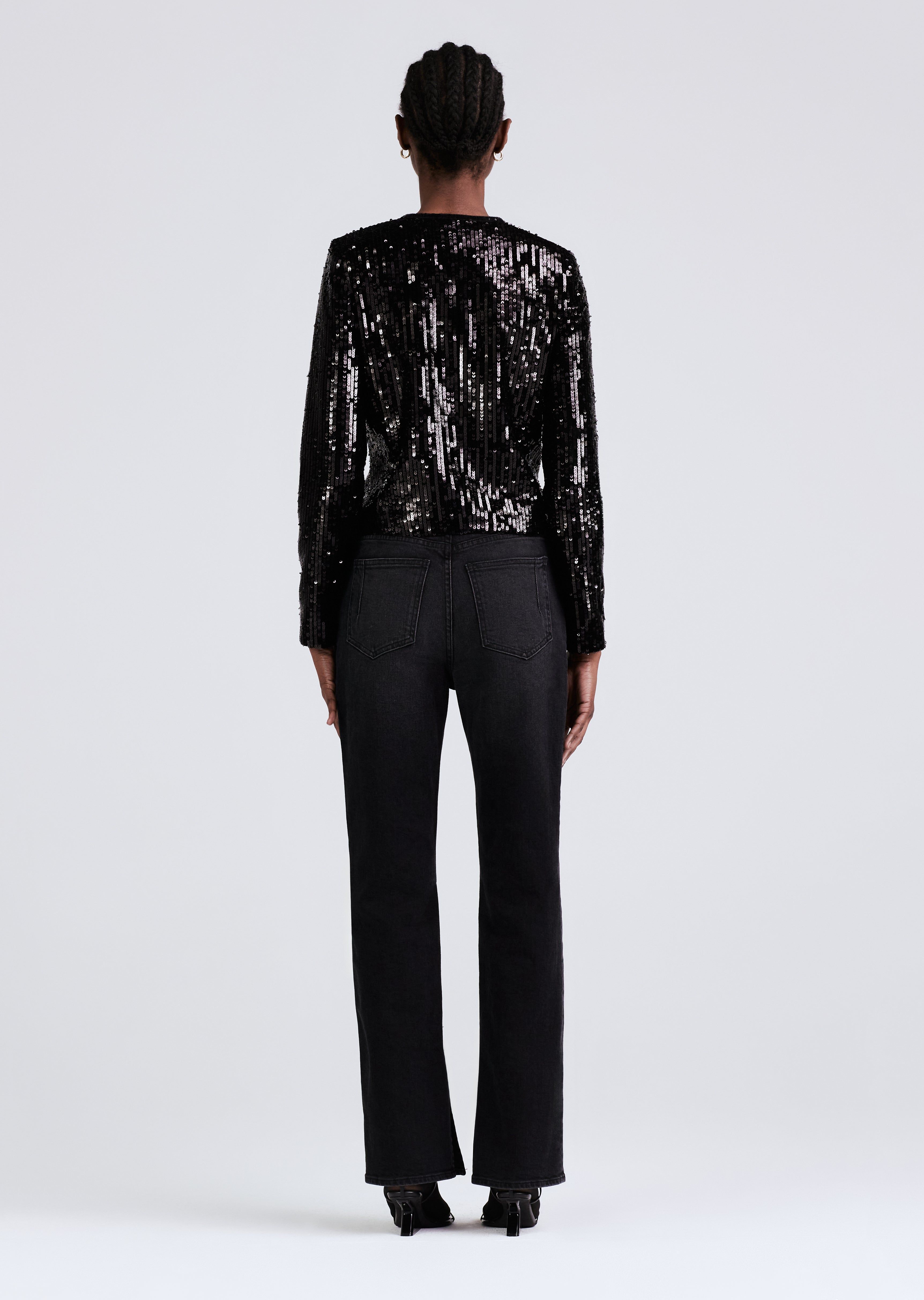 Verretta Sequin Jacket - Black sold by Derek Lam product image thumbnail 3