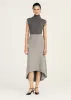 Contro Turtleneck Knit Vest - Grey Melange sold by Derek Lam