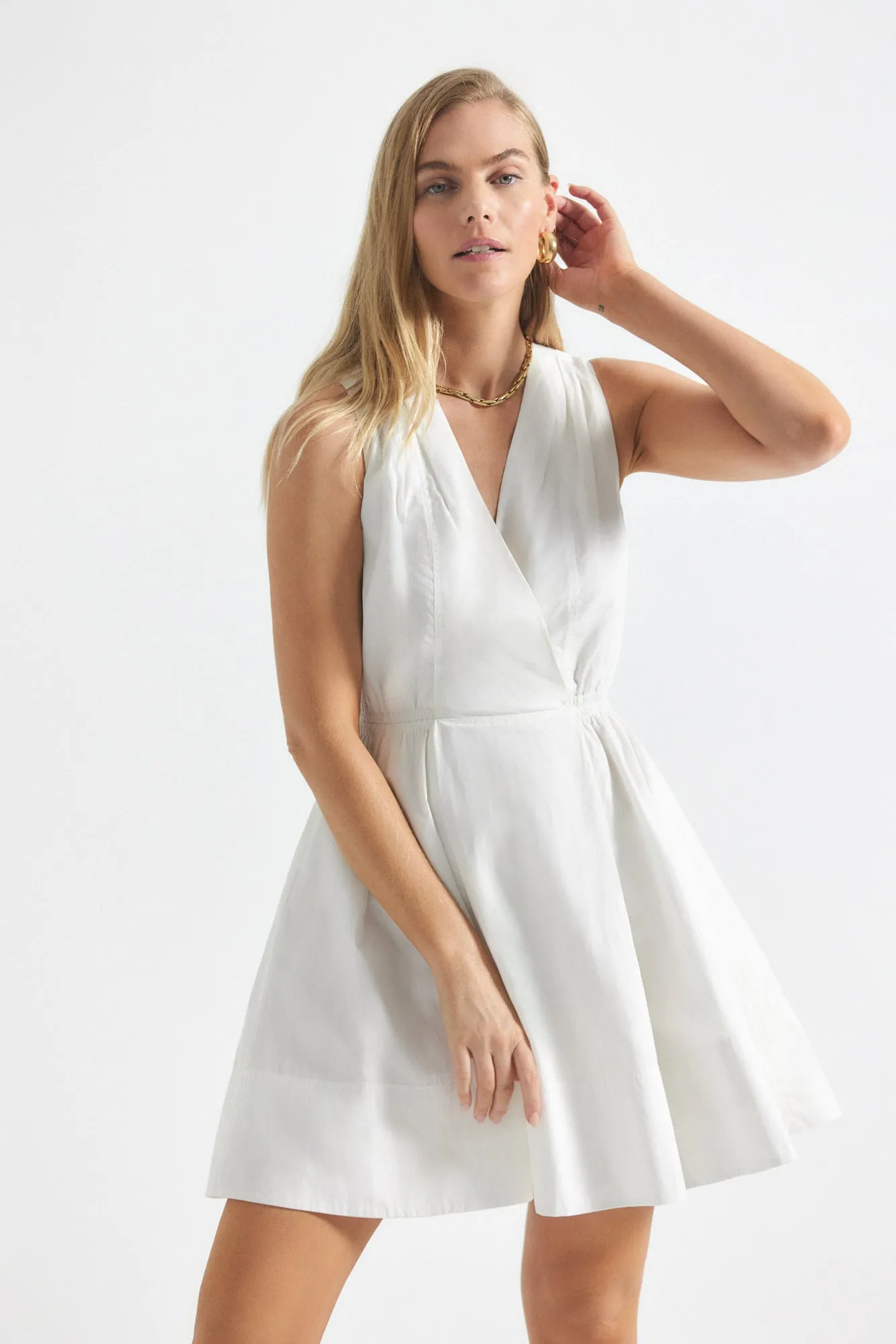Tia Dress - White sold by Derek Lam