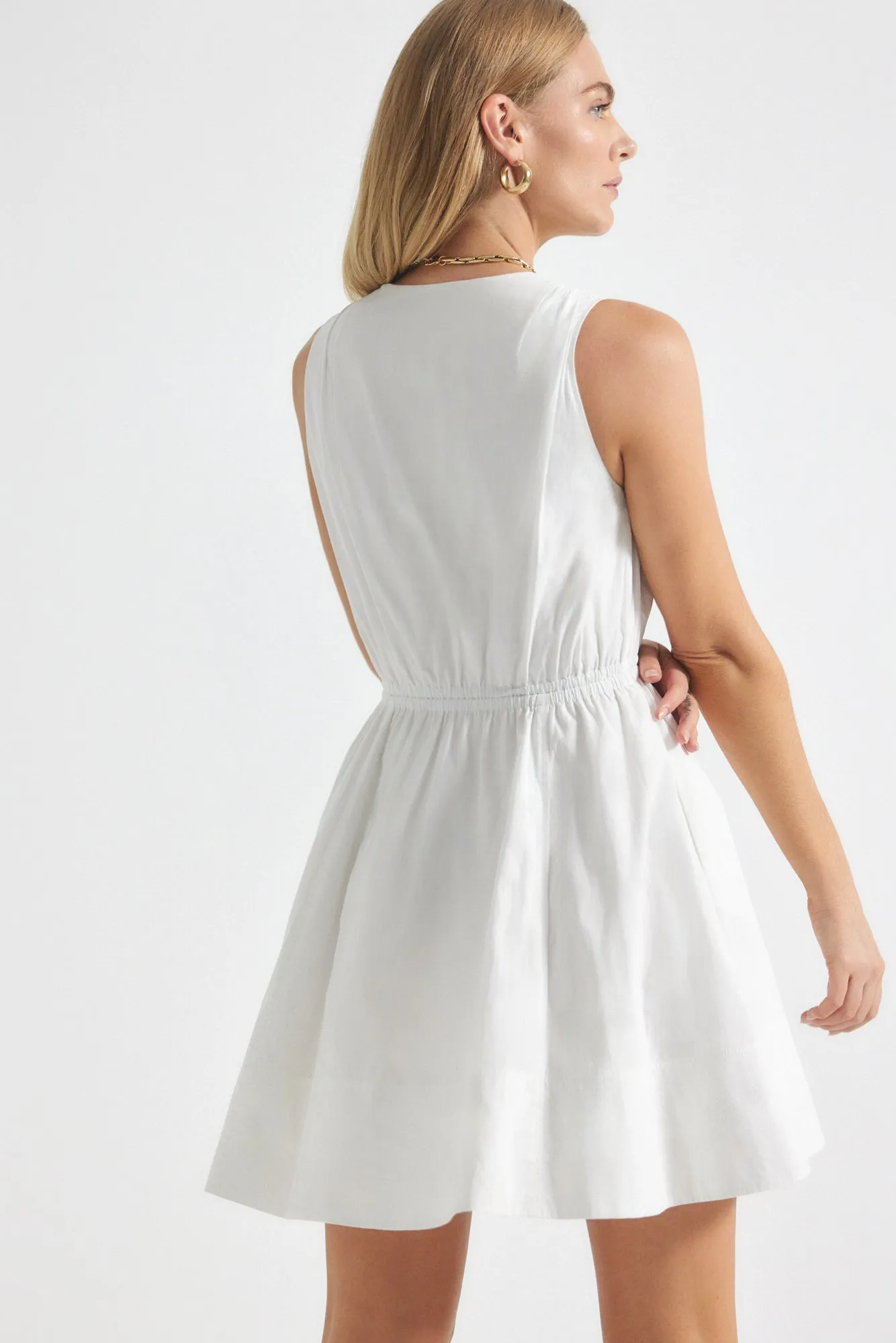 Tia Dress - White sold by Derek Lam product image thumbnail 4