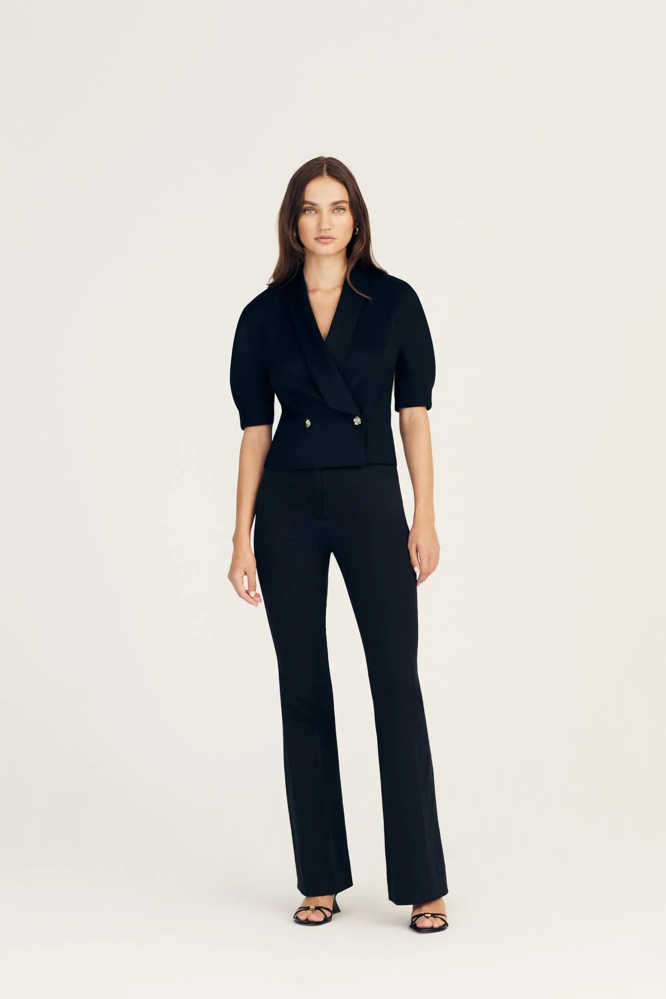 Philippe Short Sleeve Jacket - Black sold by Derek Lam product image thumbnail 2