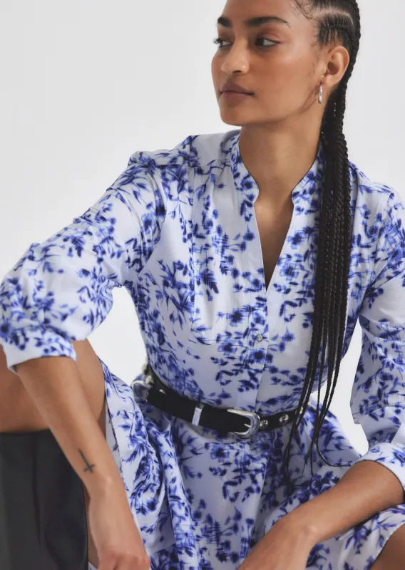 Jessica Mini Dress - Cornflower Multi sold by Derek Lam