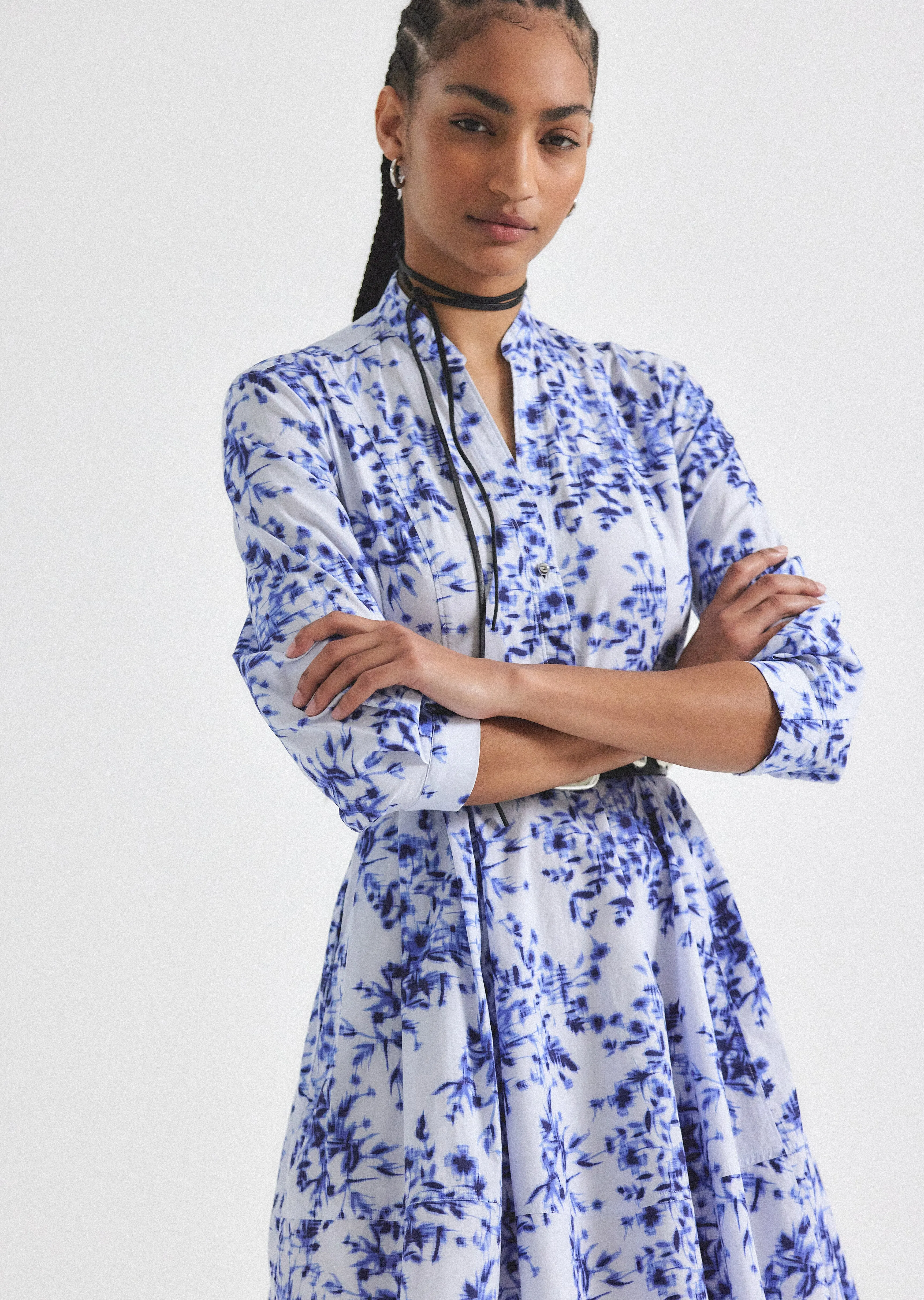 Jessica Mini Dress - Cornflower Multi sold by Derek Lam product image thumbnail 5