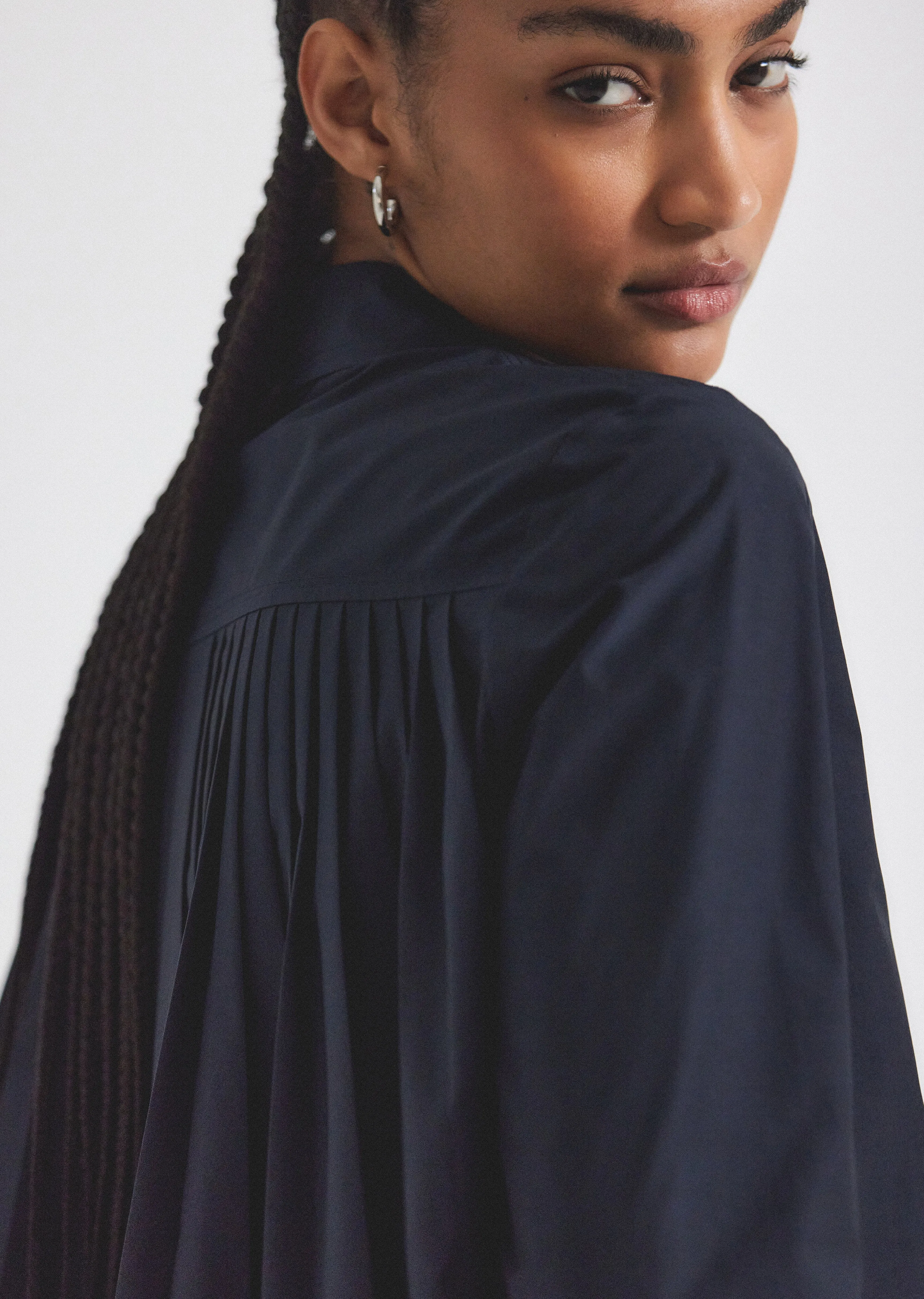 Aria Shirt - Midnight sold by Derek Lam product image thumbnail 4